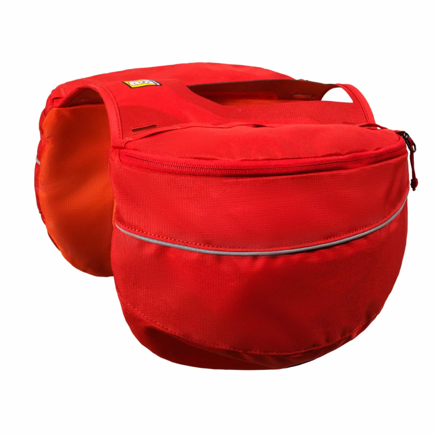 RUFFWEAR Palisades Pakiet dla zwierząt domowych, modułowa torba dla psa i torba podróżna, lekki plecak dla psa na wędrówki i spacery z wbudowaną uprzężą, rozmiar M, czerwona porzeczka