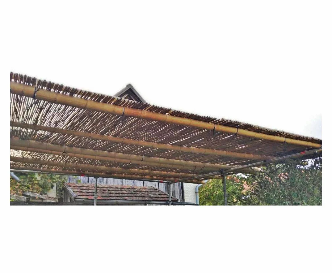 1 sztuka Moso rura bambusowa 200 cm, żółtawa o średnicy 4,5-6 cm – drążek bambusowy, wybielony, długość 2 m