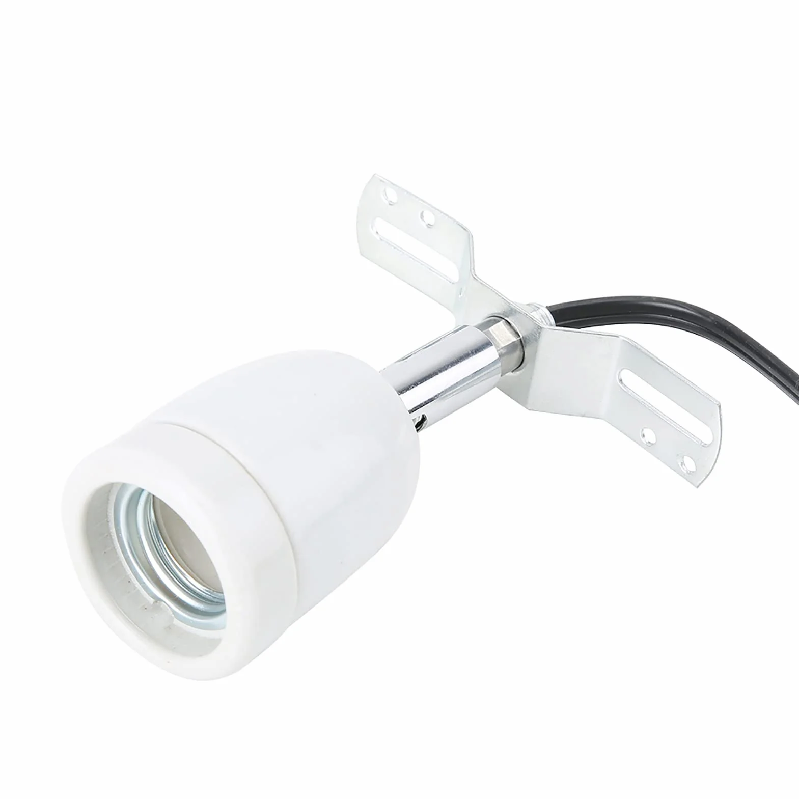 Terrarium lampa grzewcza z oprawką, żółw lampa grzewcza punktowa ceramiczna oprawka E27, obrotowa podstawa lampy grzewczej z kablem, oprawa lampy grzewczej dla żółwi, gadów, akwarium