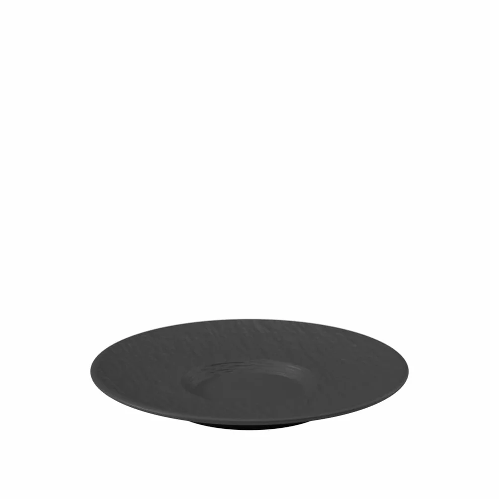 Villeroy & Boch Manufacture Rock Spodek do Kawy, Poliuretan, Czarny, 15.5 x 15.5 x 2 cm