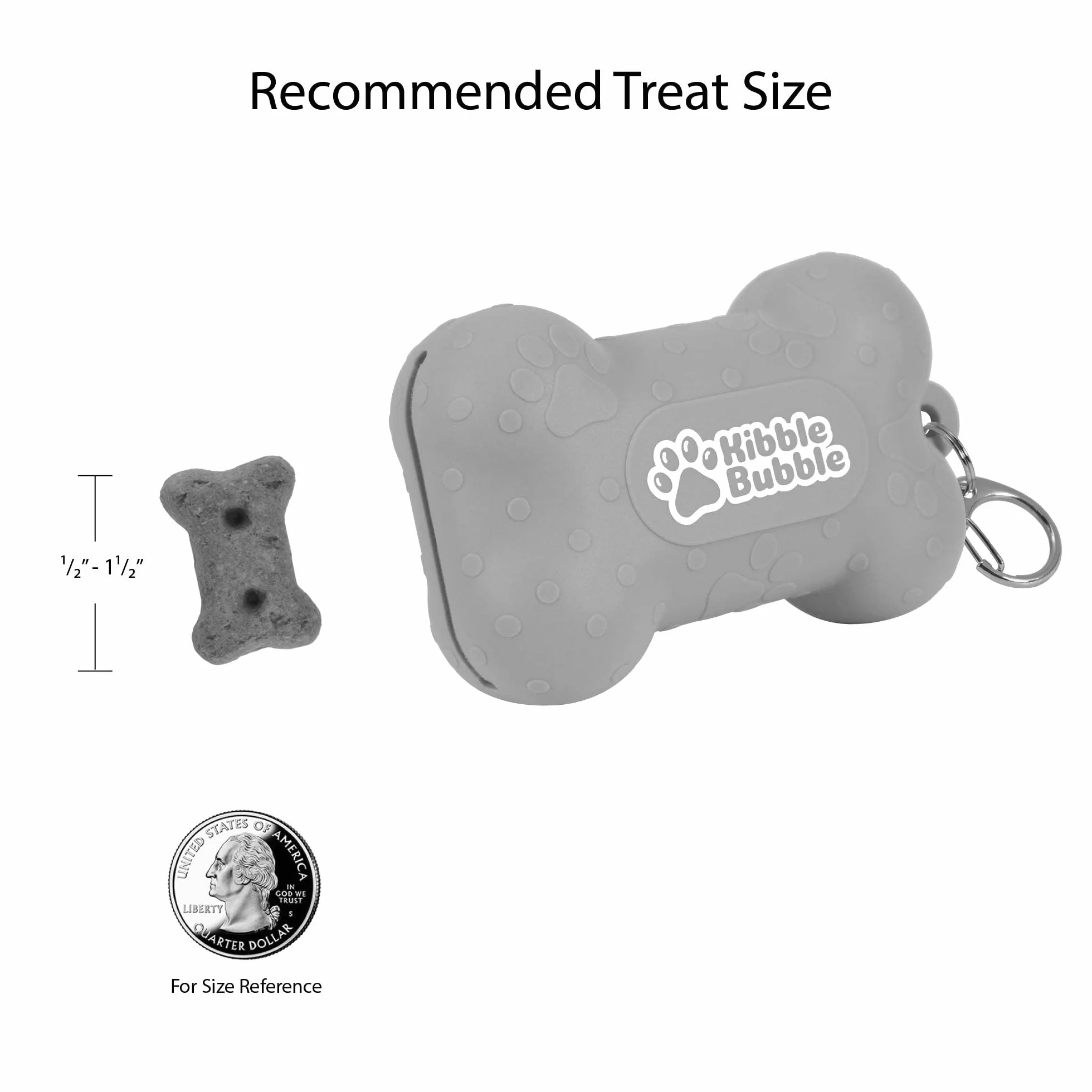 Dog Treat Pouch Bone Green
