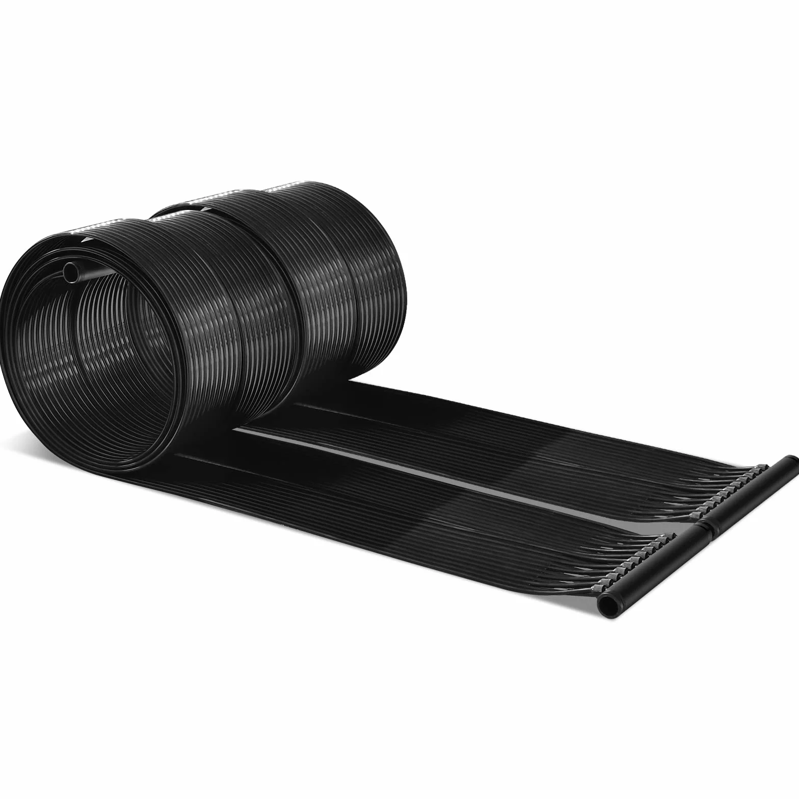 COSTWAY Kolektor solarny, ogrzewanie basenowe 300 x 75 cm, ogrzewanie solarne z tworzywa sztucznego odpornego na promieniowanie UV, ogrzewanie basenowe do 12000 l