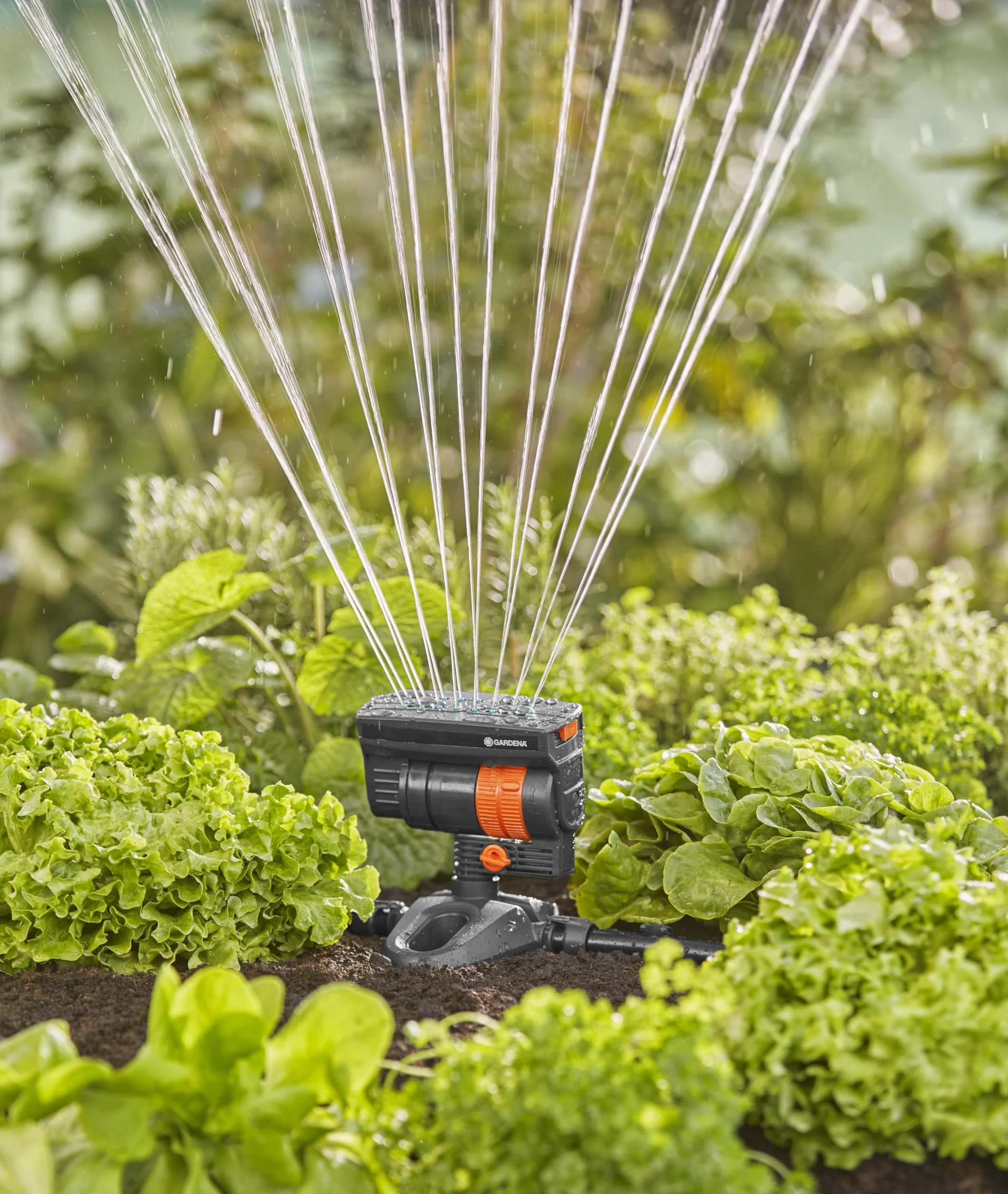 Gardena system Micro-Drip zraszacz czworokątny OS 90: Zraszacz do autom. systemu nawadniania, ustawianie do powierzchni prostokątnych do 90 m², technika połączeniowa Quick & Easy (13325-20)