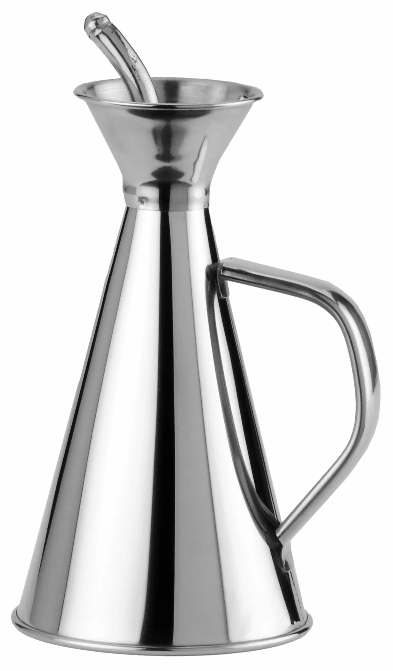 Ilsa 383 – stalowa butelka na olej, srebrna 1/4 l metaliczna srebrna