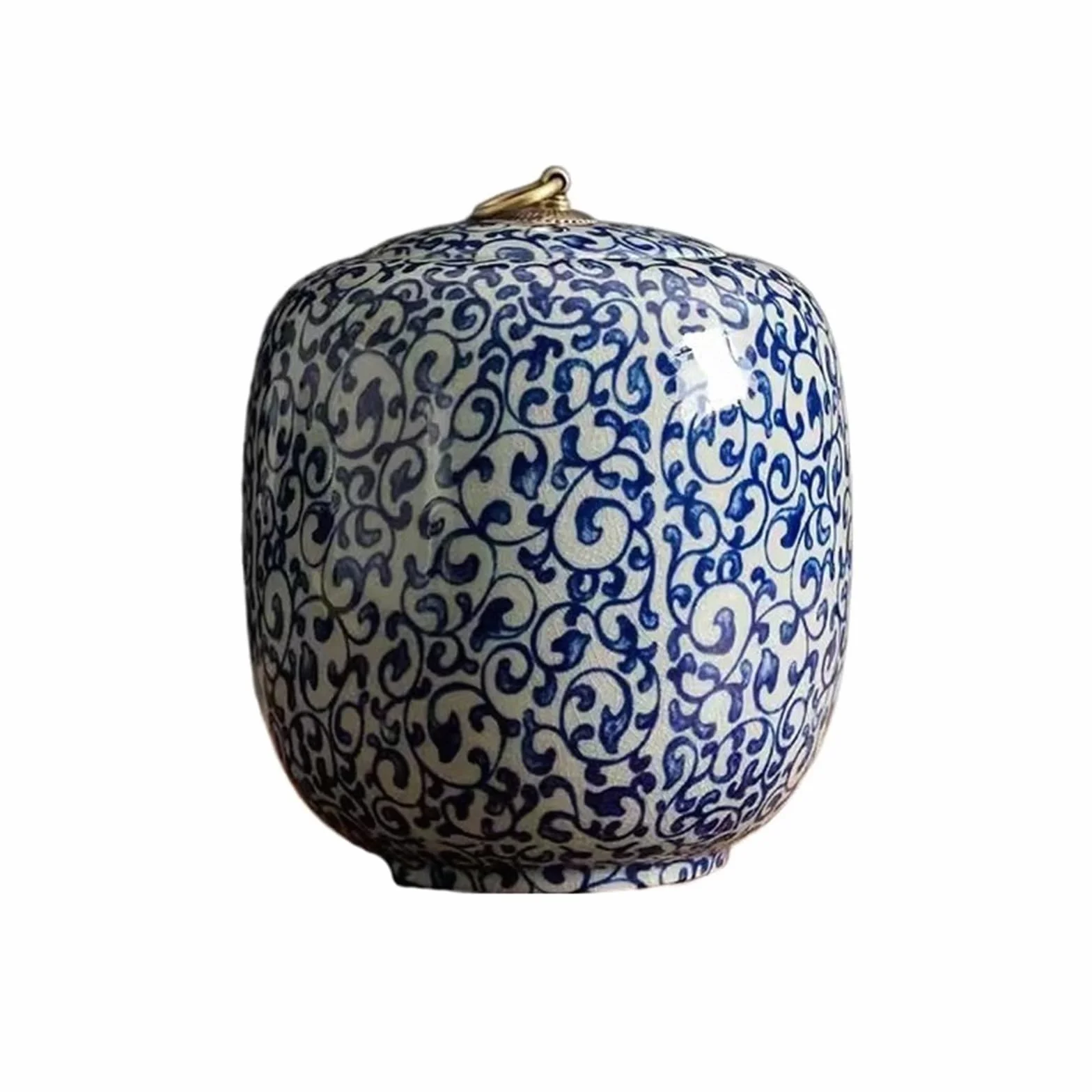pojemnik na herbatę Chiński pojemnik na herbatę ceramiczny słoik uszczelniający gospodarstwa domowego duży magazyn do przechowywania herbaty Retro luźna herbata liściasta uniwersalny słoik ceramiczny