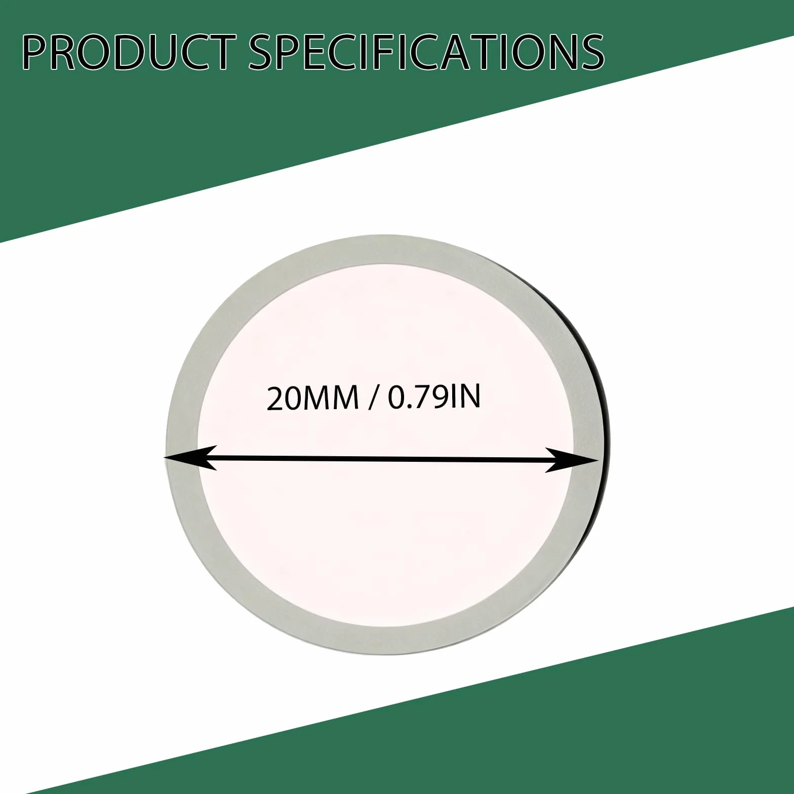 Ultradźwiękowy generator mgły, 10 szt. Dysk ceramiczny 20 mm Wodoodporny zestaw akcesoriów do rozpylacza do stawu Zestaw akcesoriów do nawilżacza