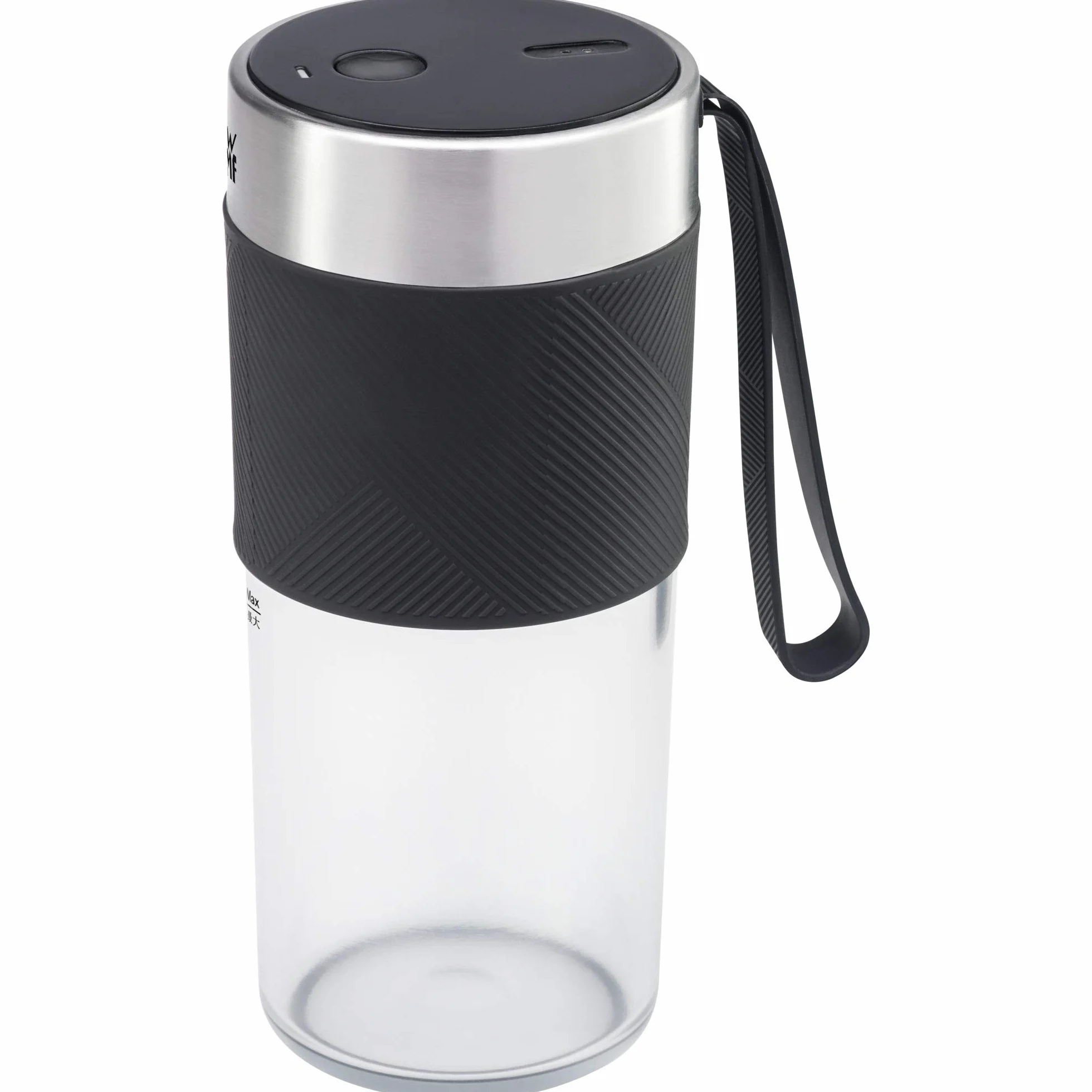 WMF Cromargan 300 ml przenośny mini mikser ładowany przez USB, urządzenie do smoothie