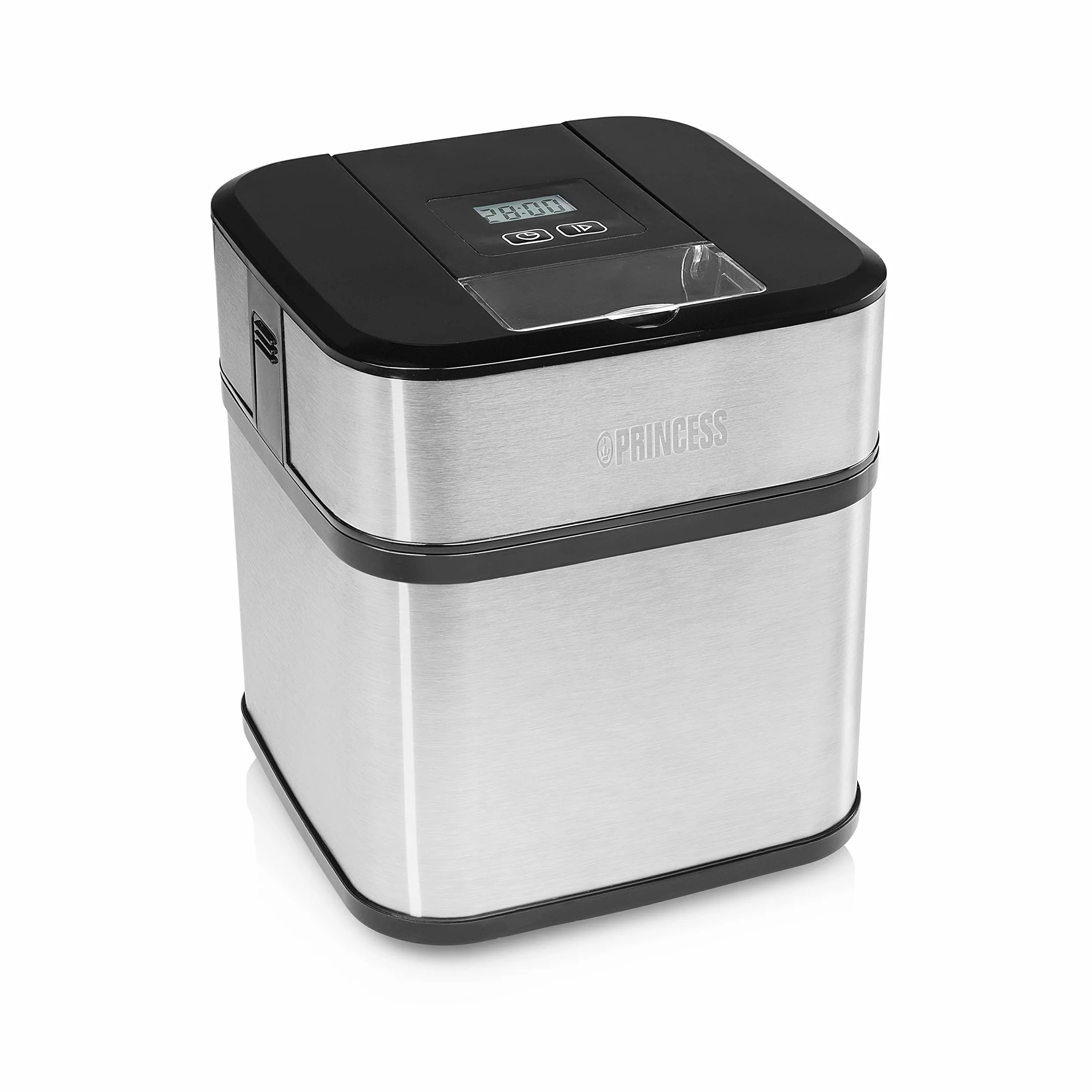 Maszynka do lodów Princess 282605 Ice Cream Maker – wyświetlacz LCD - lody, mrożony jogurt, sorbety - przygotuj domowe lody w dowolnej chwili – pojemność 1,5 litra