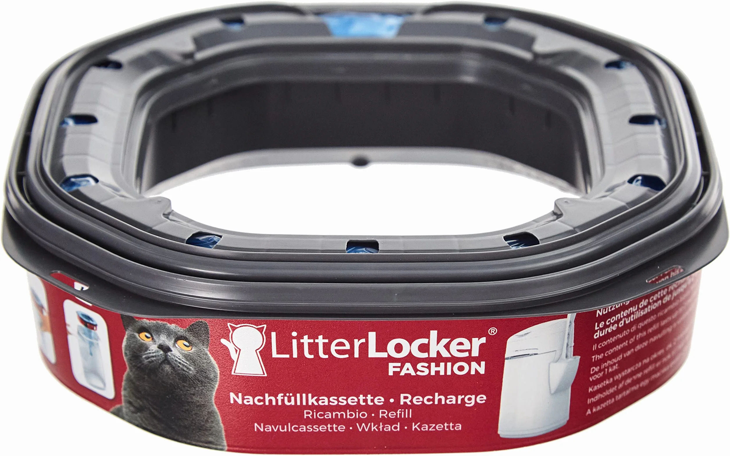 Litter Locker Worki do Kuwety Czarny Czerwony 5 x 17.5 x 17.5 cm