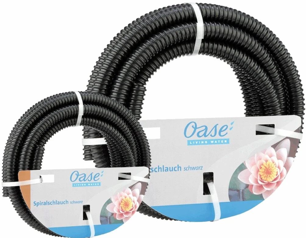 Oase czarny wąż spiralny 1", 5 m