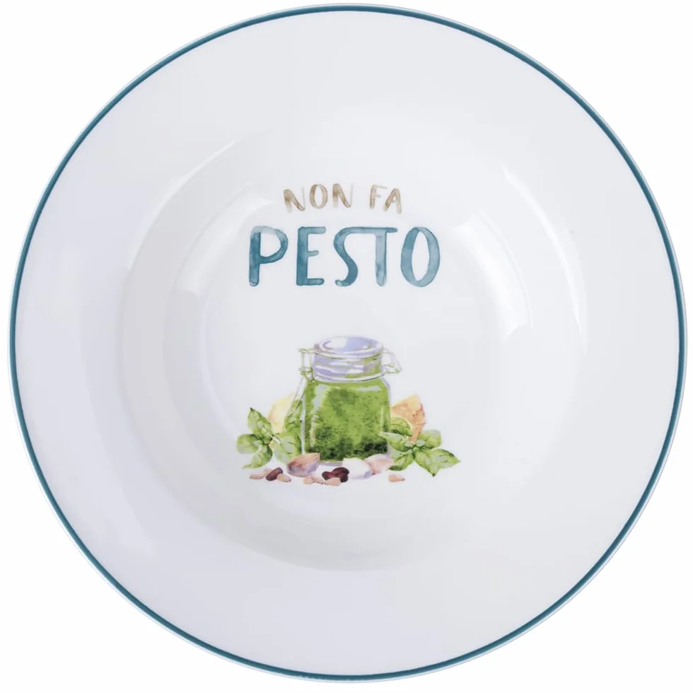 Zestaw 6 talerzy do zupy, 23 cm, porcelana New Bone China, Le Travisate