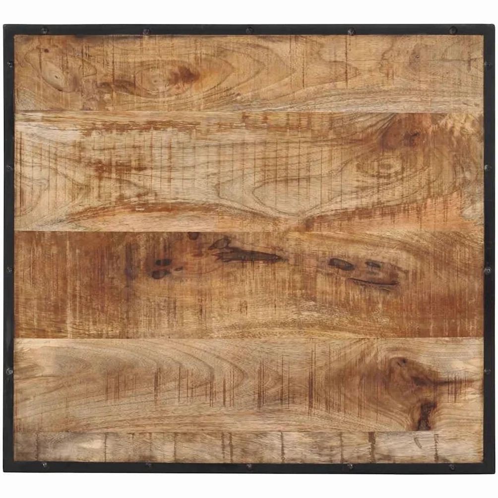 vidaXL Stolik barowy, 60x55x107 cm, surowe drewno mango