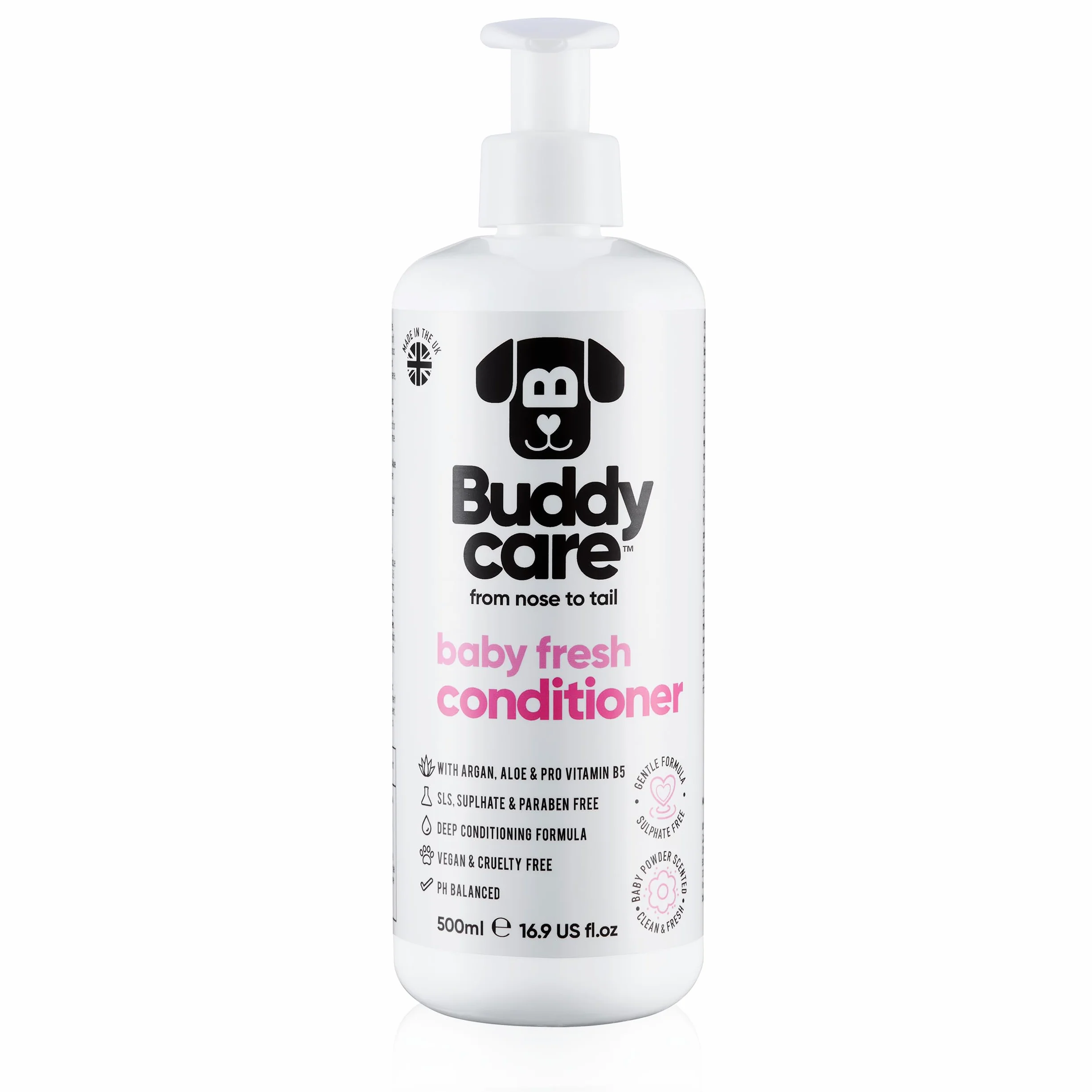 Buddycare Baby Fresh odżywka dla psów 500 ml z aloesem i prowitaminą B5