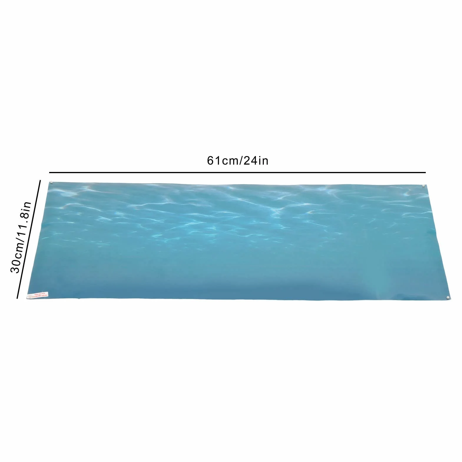 Plakat akwariowy 3D samoprzylepna naklejka na tło akwarium PVC Bezwonny 61x30 cm