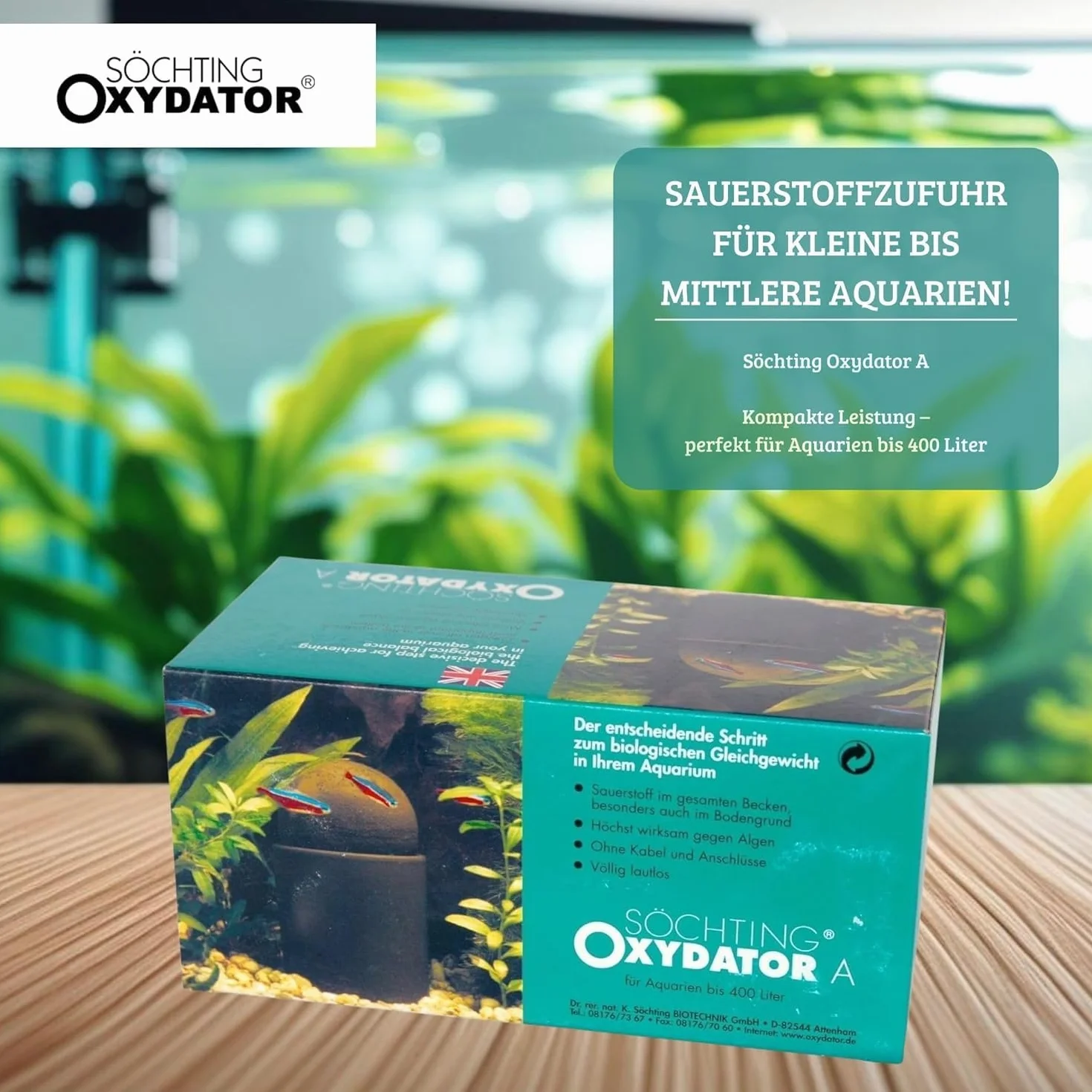 Söchting Oxydator A Dozownik tlenu do akwariów do 400 litrów