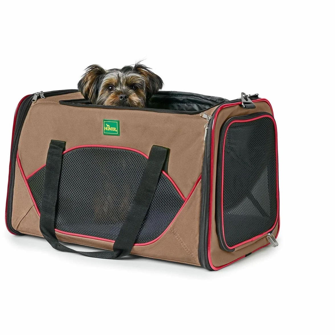 HUNTER Torba transportowa Kansas beżowa czerwona