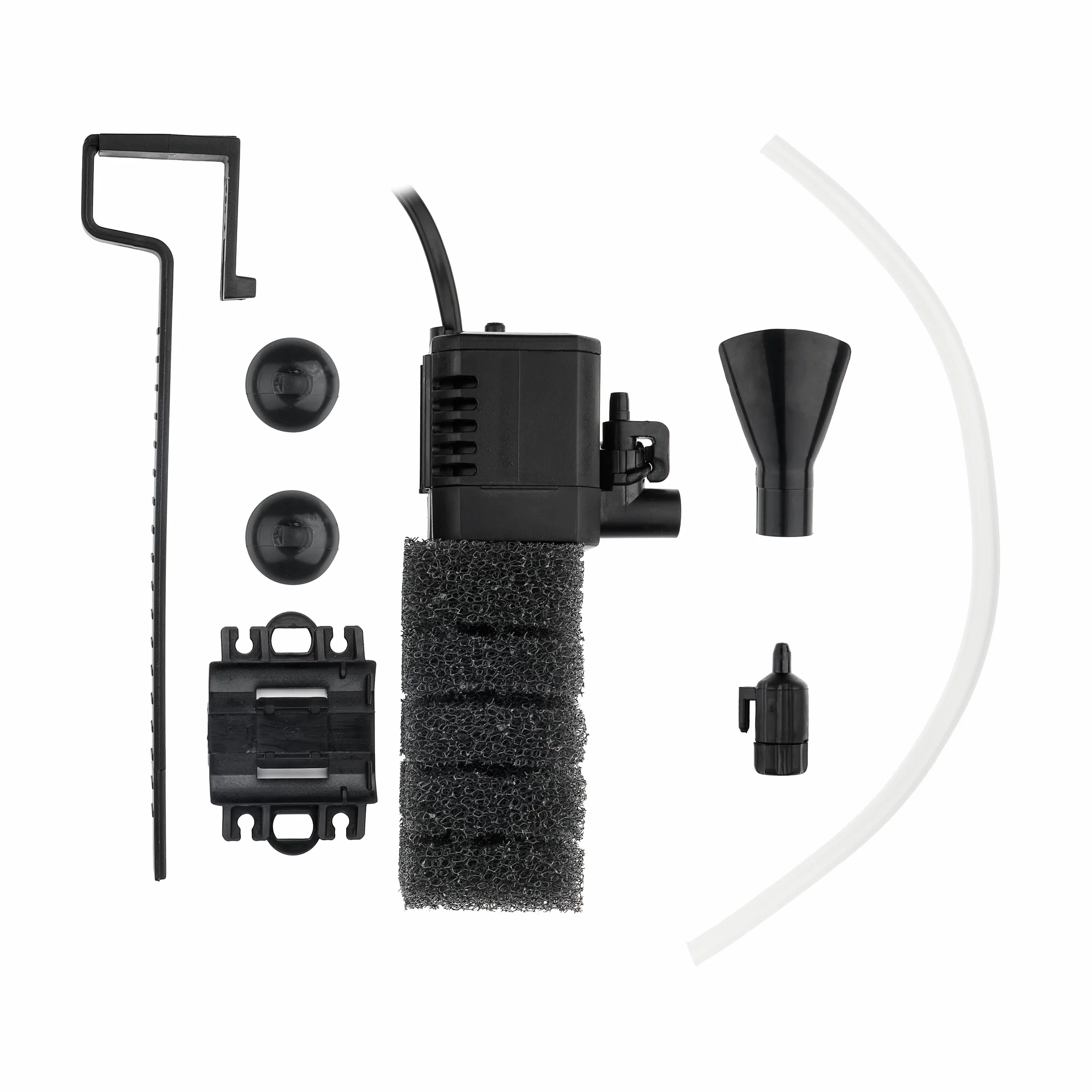 Filtr Pat Mini Miniaturowy filtr turbinowy wewnętrzny do akwariów słodkowodnych 10–120 l 450 l/h 4,5 W