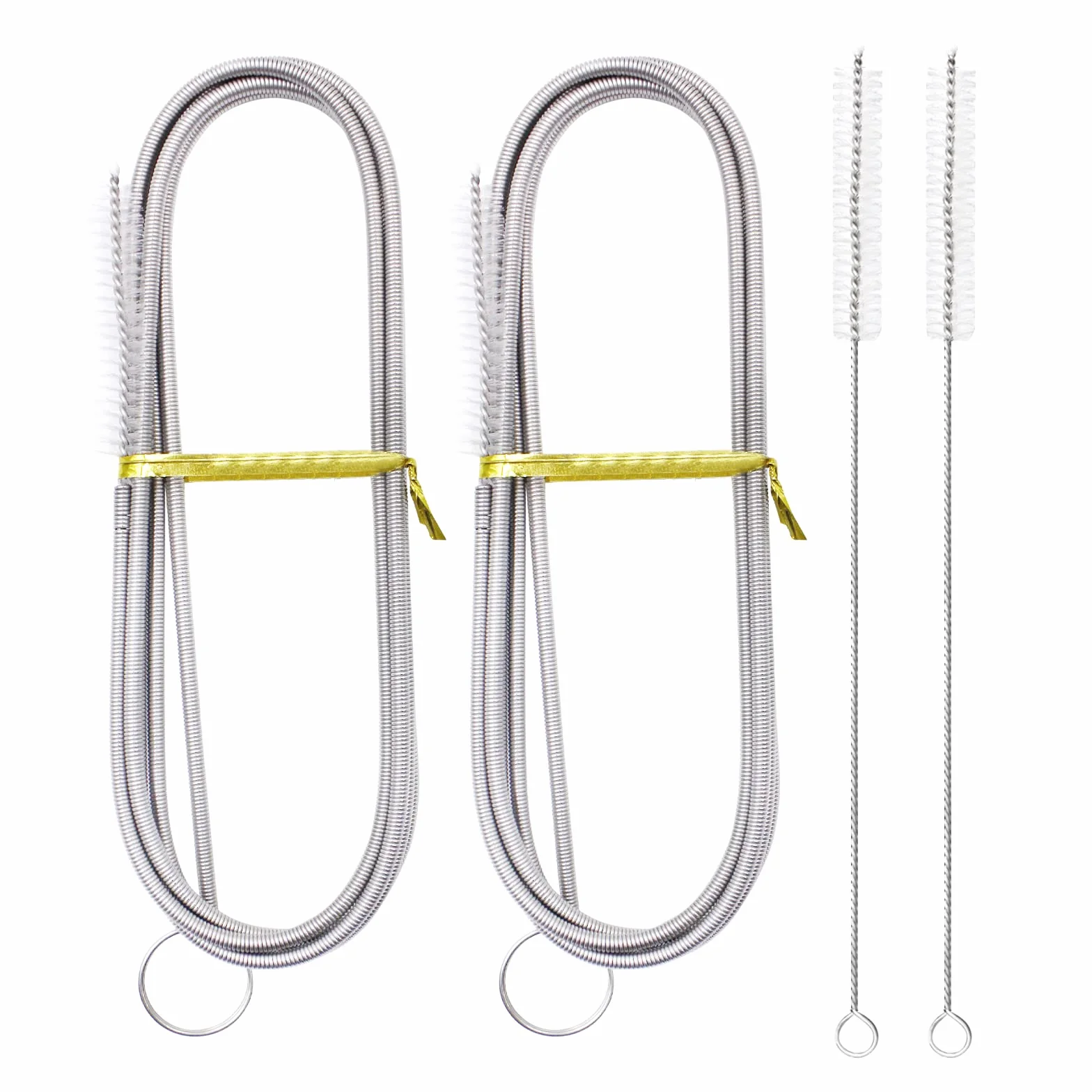 Elastyczna szczotka odpływowa, 2 sztuki, 150 cm, szczotka do czyszczenia lodówki, elastyczna, długa nylonowa szczotka do czyszczenia rur z wąskim otworem odpływowym