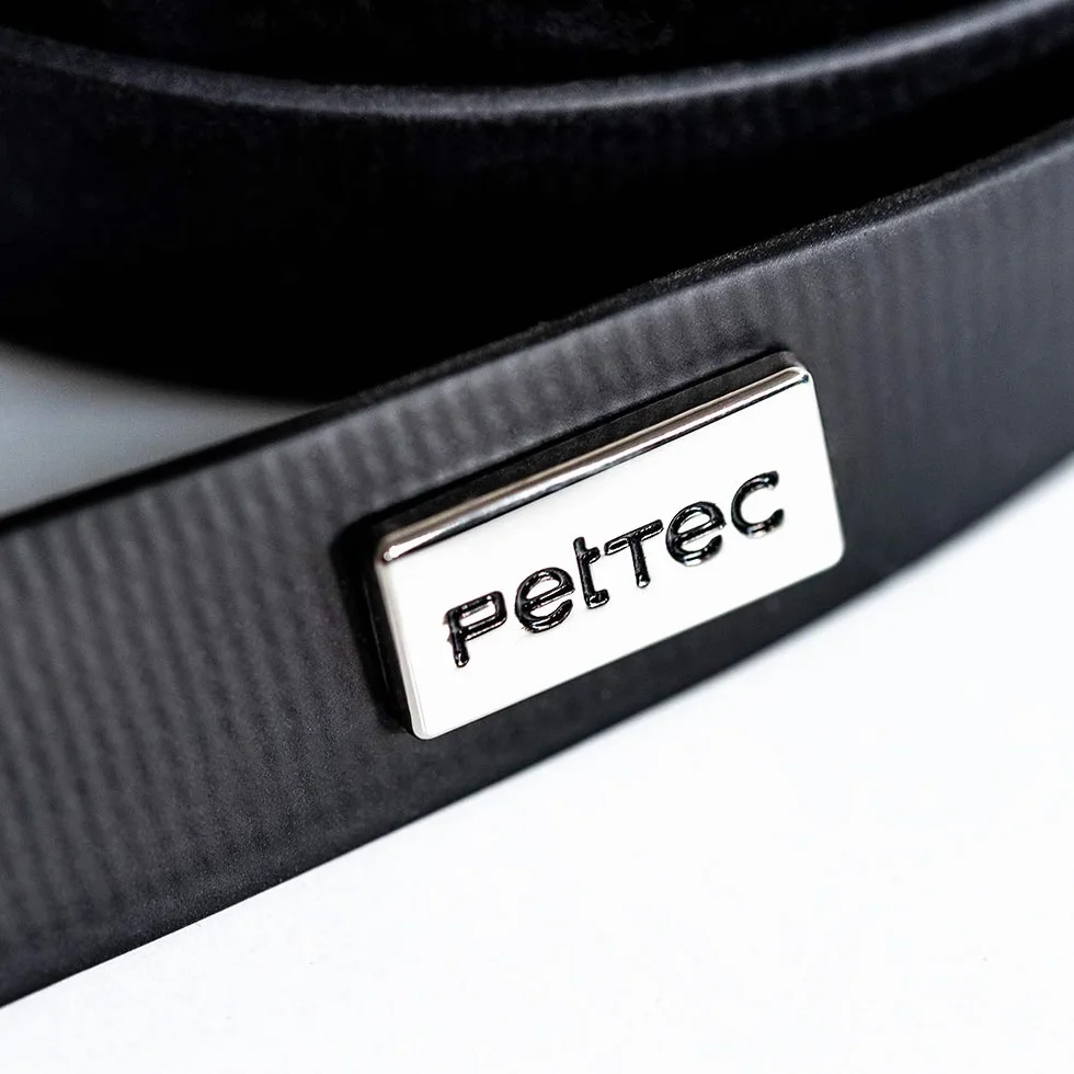 PetTec smycz dla psa 2m smycze dla psów do 60 kg, lekka smycz treningowa/smycz trekkingowa regulowana z TRIOFLEX (podobnne), wodoodporny, smycz dla psa (czarny)