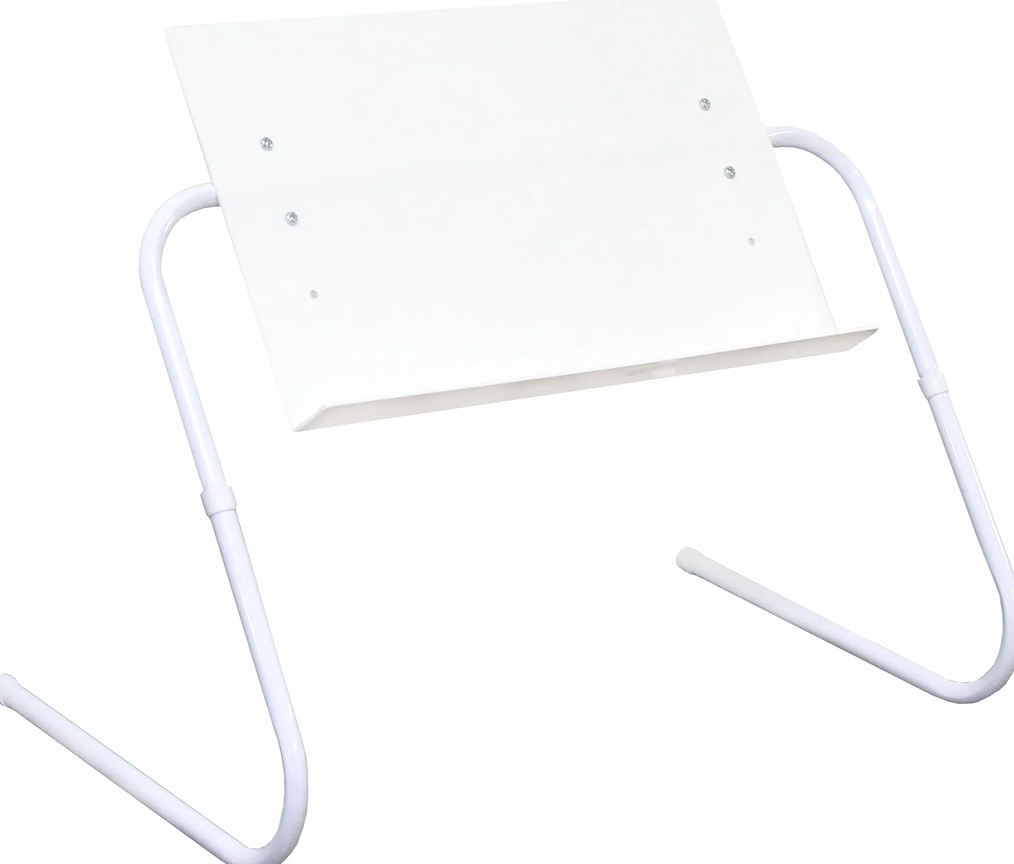 Genius ideas R 191270 podpórka na książki PCW i metal, biała