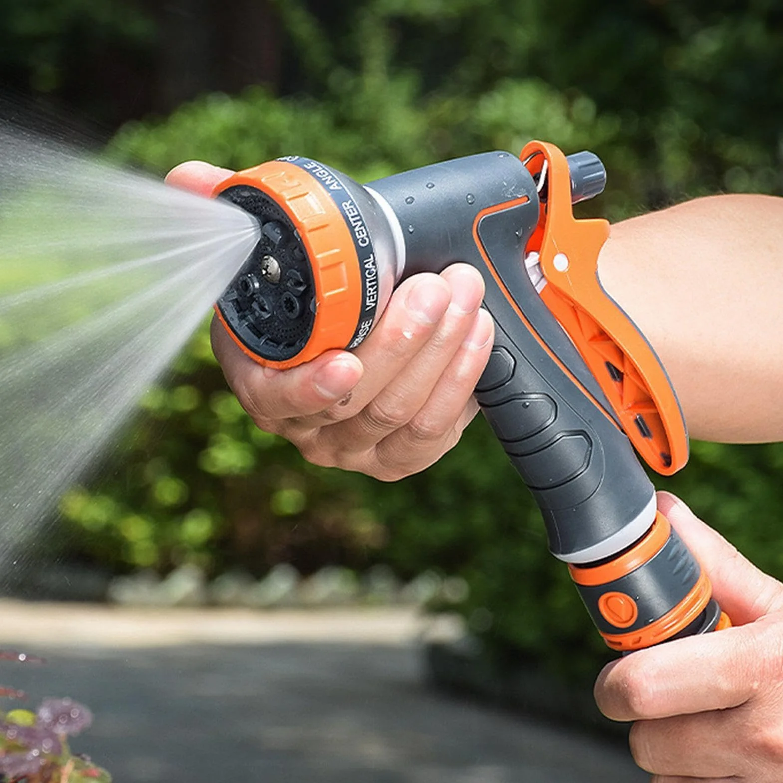 Car Wash Hose Nozzle | Lightweight And Easy Handling | 12x11x5.2cm | Garden Sprinkler Head | Multi-Function Mist Attachment | Outdoor Lawn Irrigation Gear | For Backyard Patio Garage Pathway