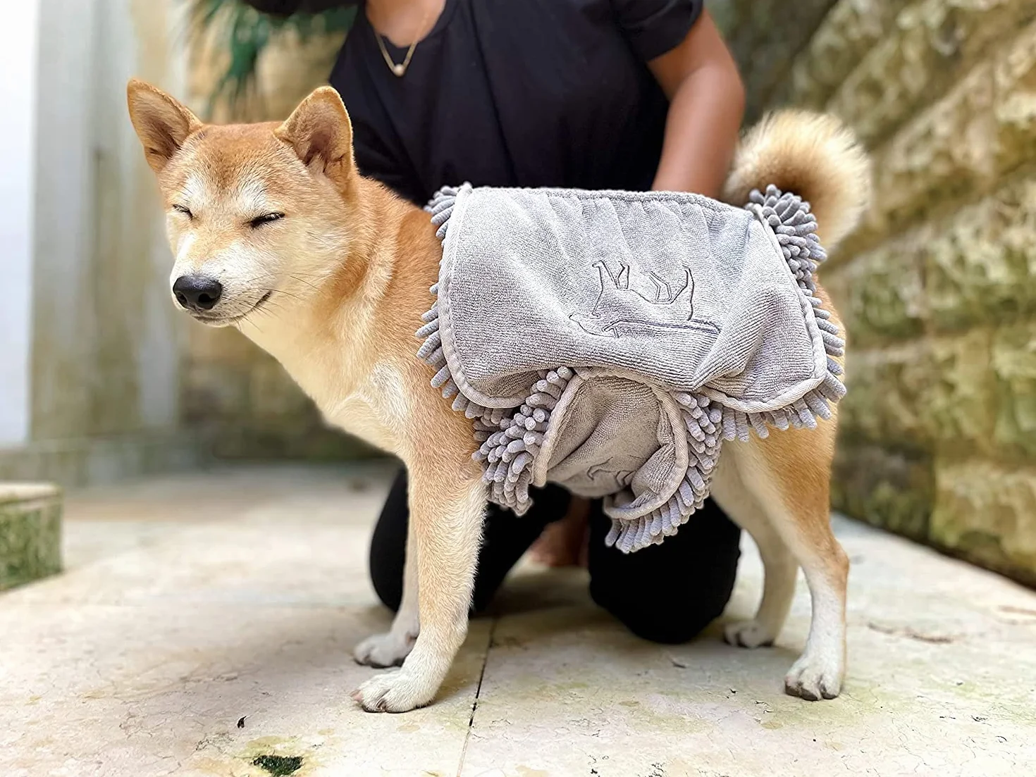 Tuff Pupper Ręcznik dla psów z mikrofibry 85 x 35 cm Szybkoschnący