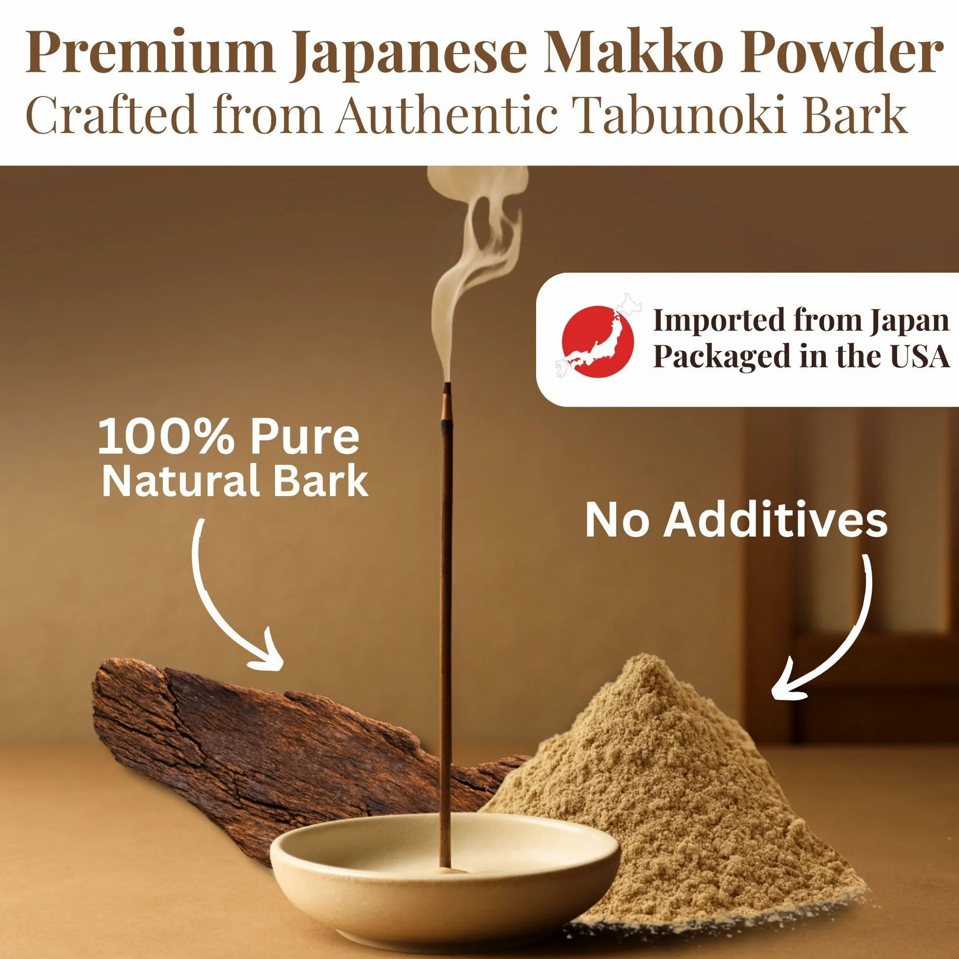 Organic Earth Makko Powder 113 g, zestaw kadzidełek w proszku, wysokiej jakości kadzidełka premium do robienia stożków i kadzidełek, prezent DIY, zestaw duchowy