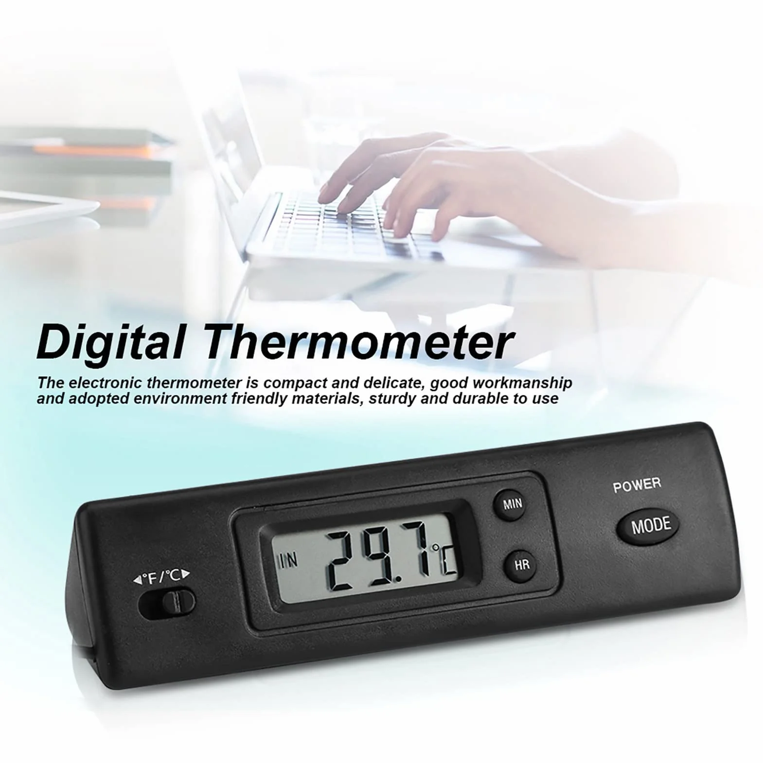 Miernik Temperatury Czujnik Sondy Termometr Lcd Miernik z Miernikiem Temperatury Aaa Termometr Elektroniczny Sonda Pomiar Temperatury Termometry do Lodówki