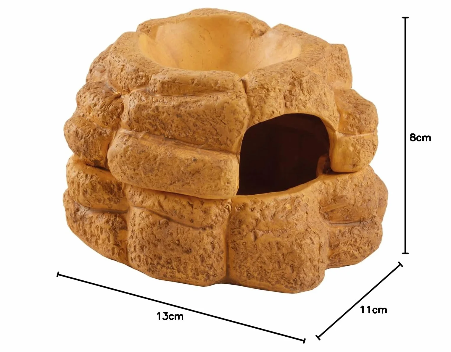 Exo Terra Big Rock mała ceramiczna jaskinia z pokrywką