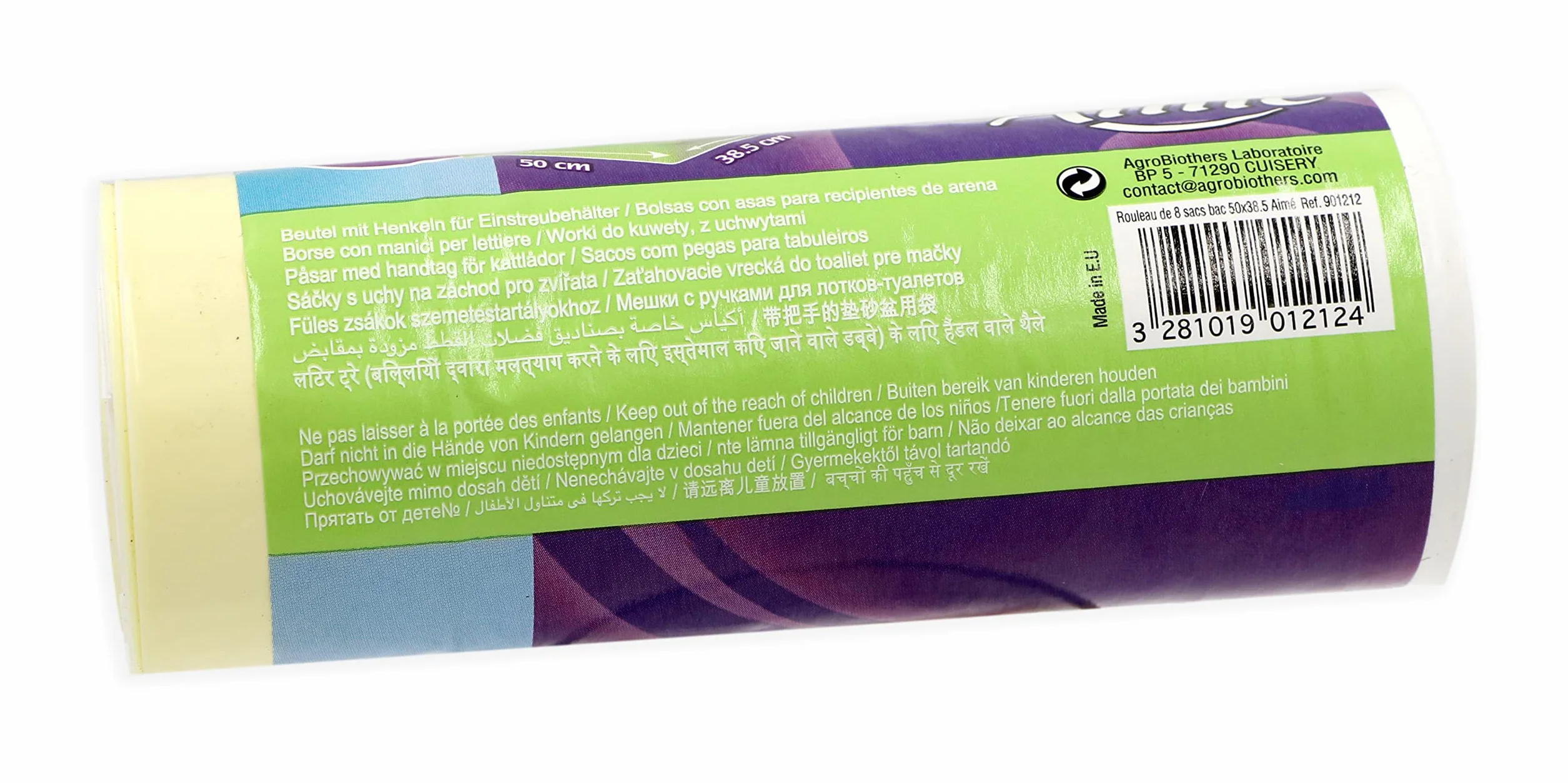 Aimé Agrobiothers Woreczek na kuwetę 50x38,5 cm 8 sztuk