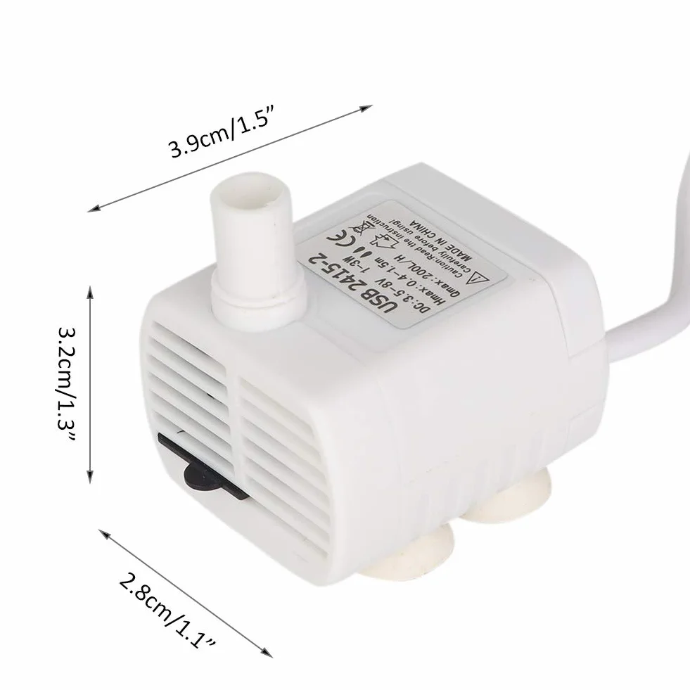 Ultra cicha pompa zanurzeniowa do stawu rybnego z przełącznikiem pływakowym USB