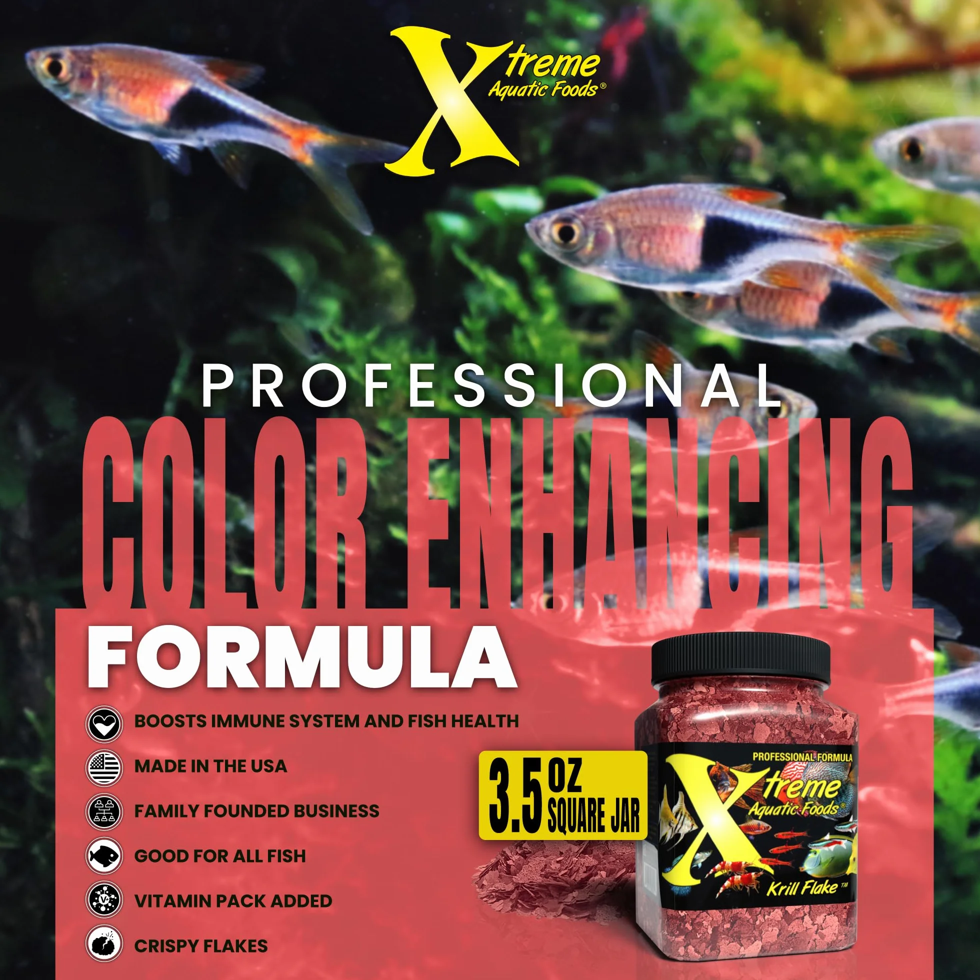 Xtreme Aquatic Foods Płatki kryla 9 uncji