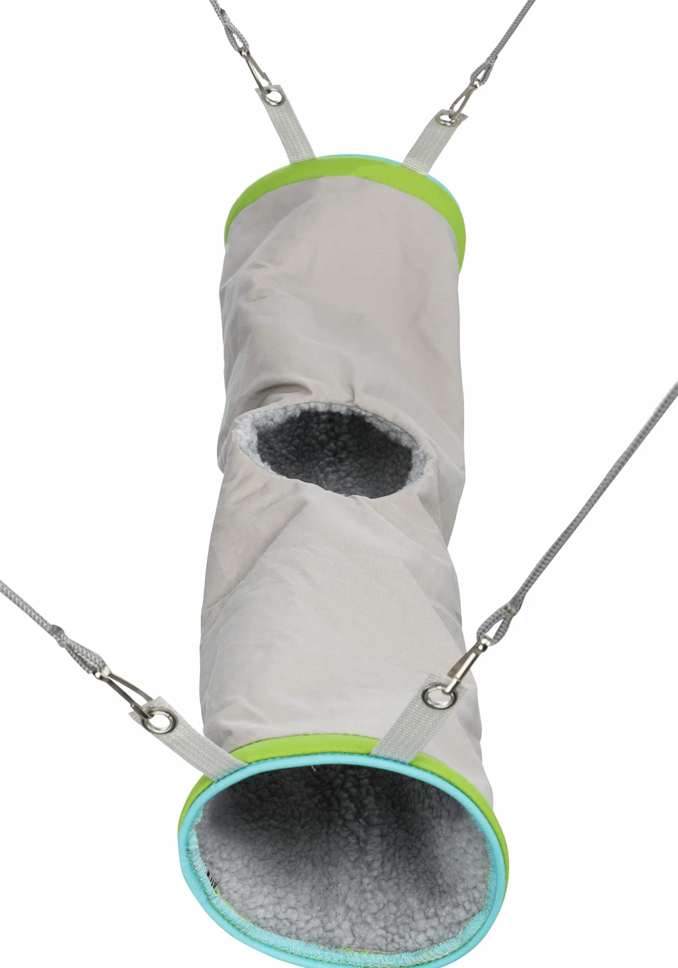 Trixie tunel do przytulania frytek ø 20 × 45 cm brązowy beżowy
