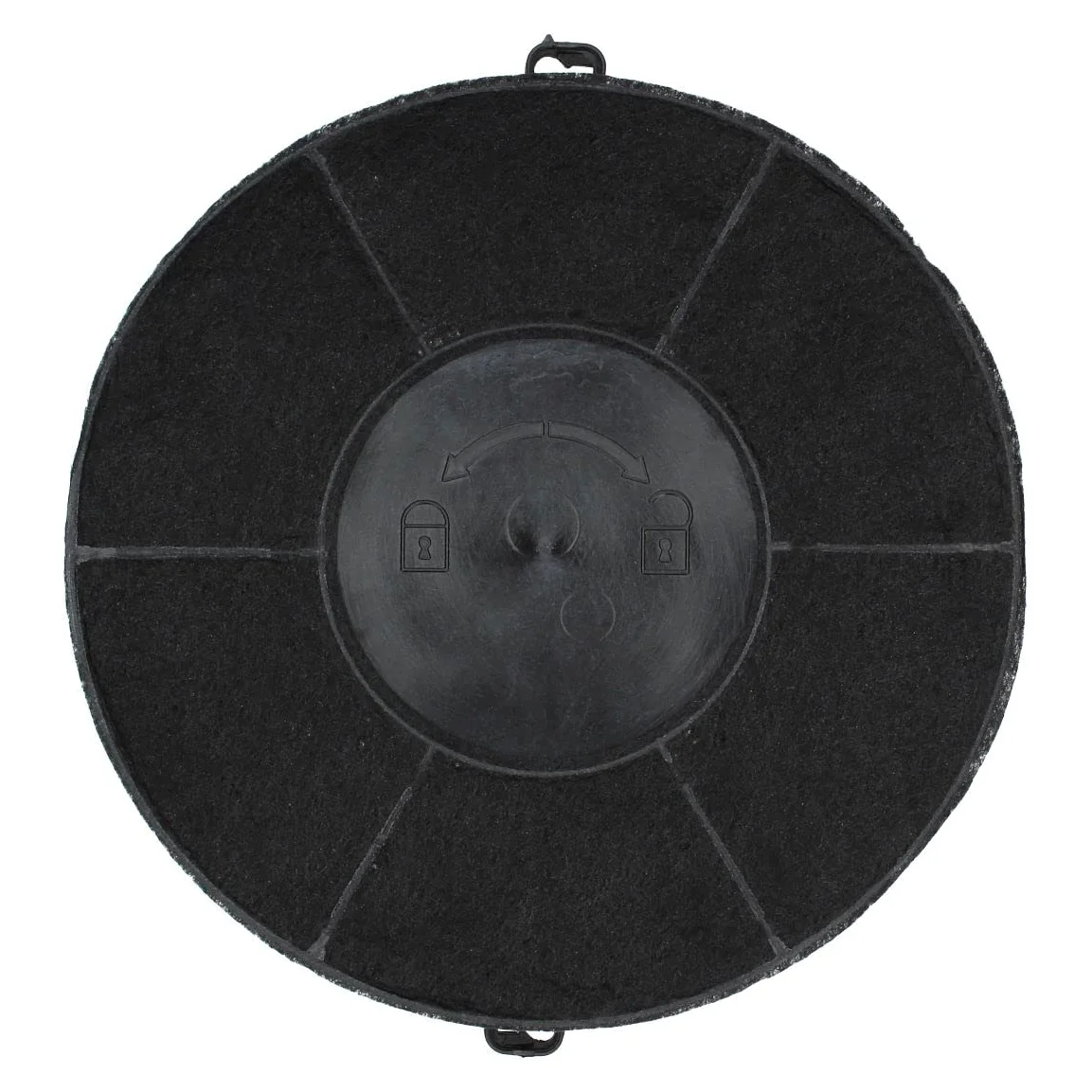 Filtr węglowy, filtr z węglem aktywnym, typ 48 jak AEG Electrolux 902980050/6 MCFE06 236 mm Ø do okapu kuchennego pasuje również Bauknecht Whirlpool 484000008783 Indesit C00384665 Gorenje 264308 AH023