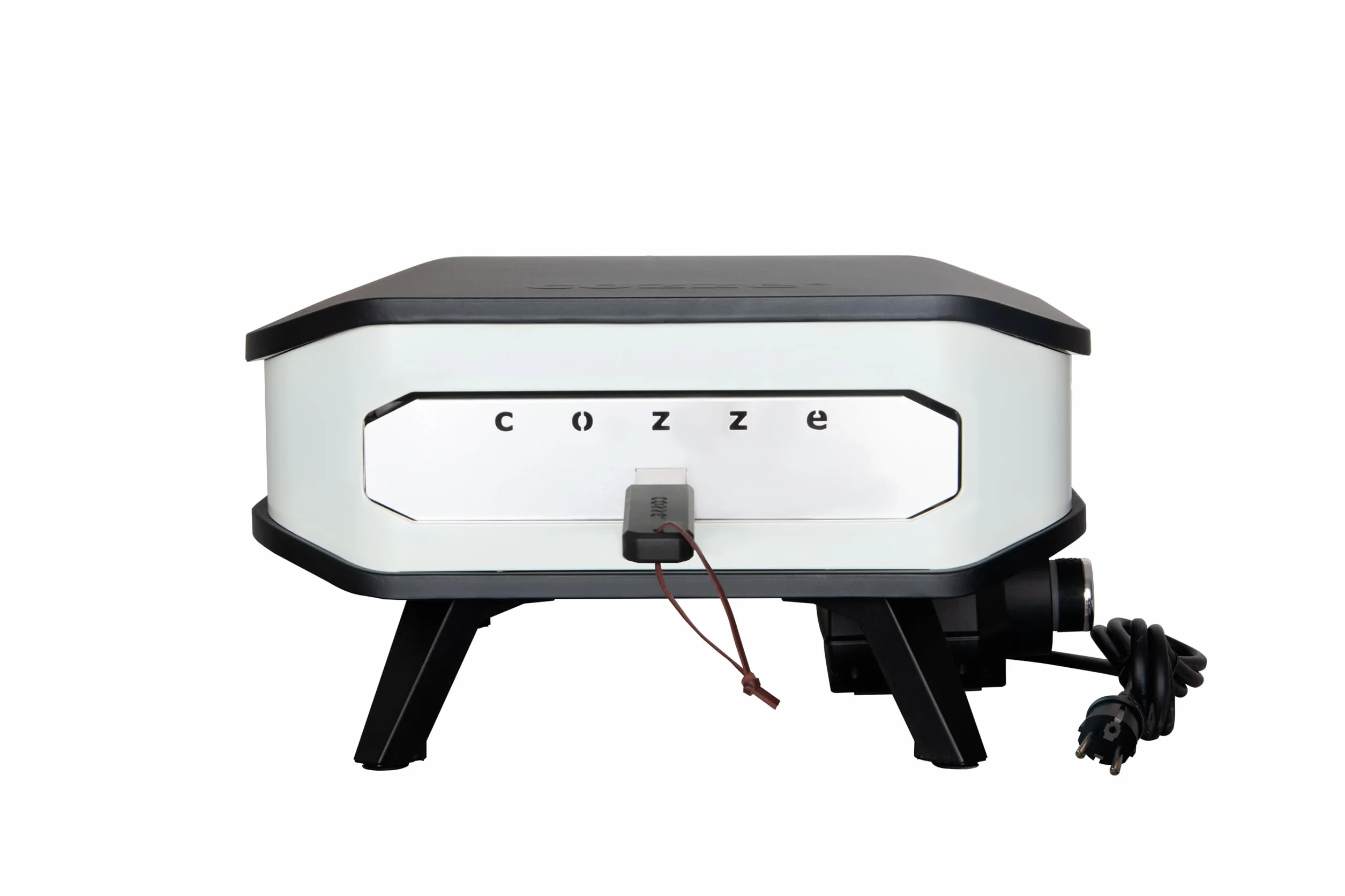 Cozze® Elektryczny piec do pizzy 13" z frontowymi drzwiczkami – do 450 °C, kamień do pizzy w zestawie