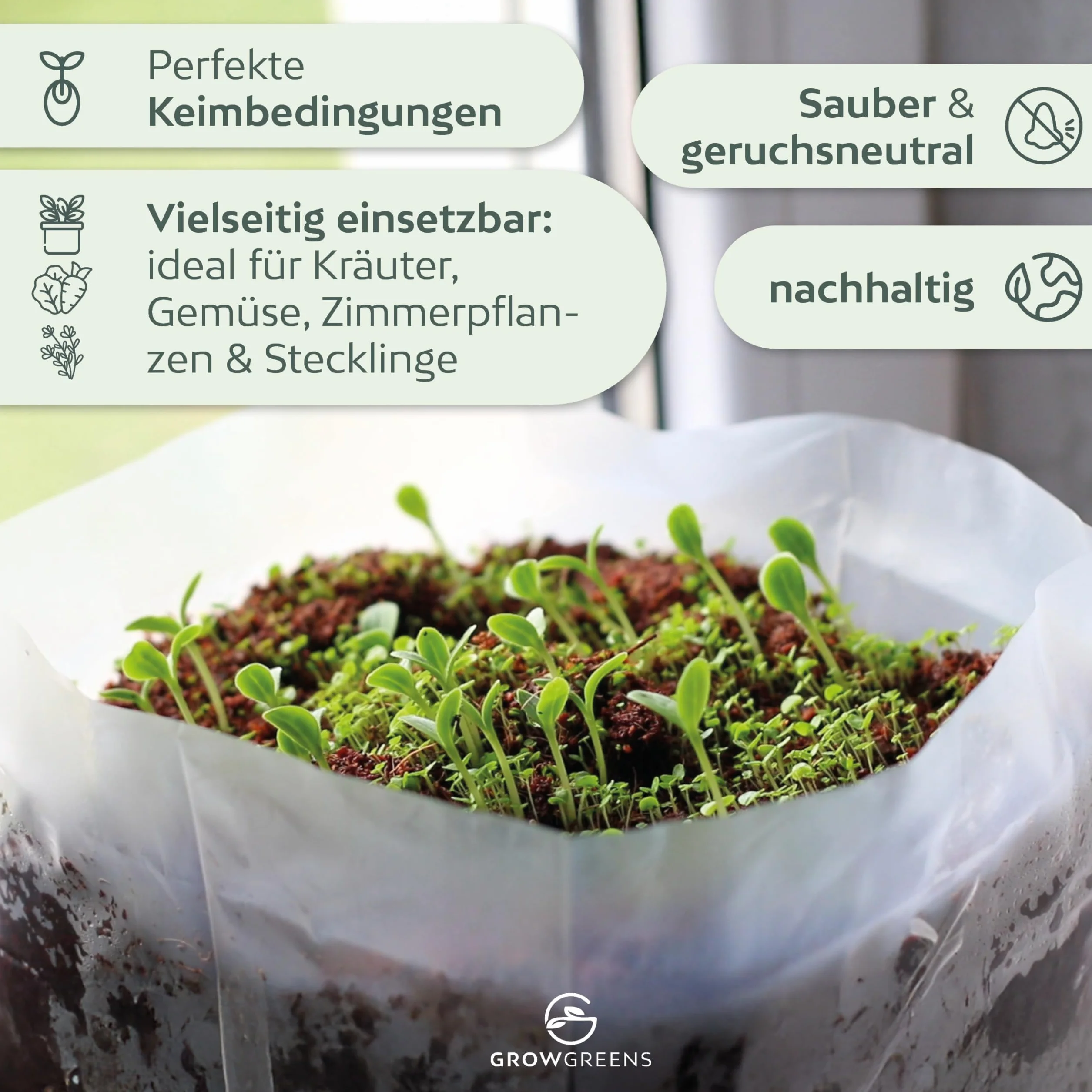 Organiczna ziemia kokosowa skompresowana w nadmuchiwanym worku - biodegradowalna ziemia bez torfu, składa się w 100% z włókna kokosowego (3 litry, 1 sztuka)