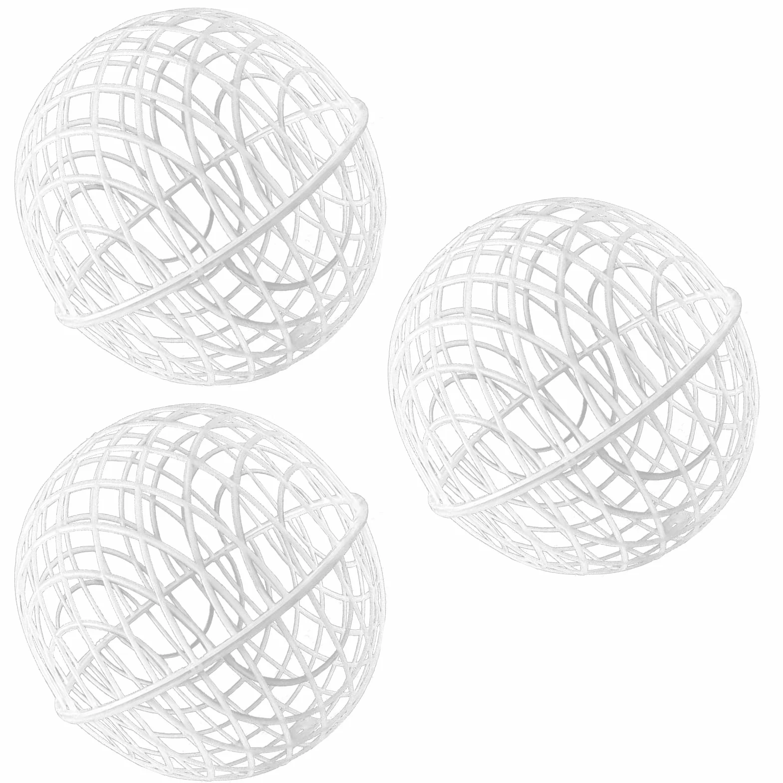 Chicken Globes for Outside Roaming - 3 Pieces Movable Chicken Cage Ball | Durable Poultry Habitat Supplies for Garden Vegetable Protection, Chickens Housing Pasture Yard Grazing Farm Free-Range Use