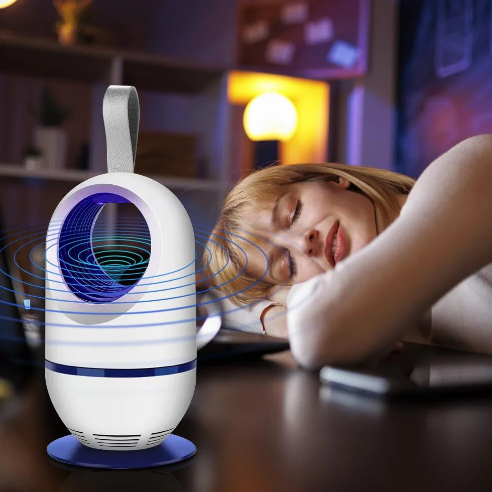 Elektryczna pułapka na owady, lampa owadobójcza owadów, owadobójca UV, elektryczna pułapka na komary, z USB, do użytku wewnątrz i na zewnątrz, elektryczna