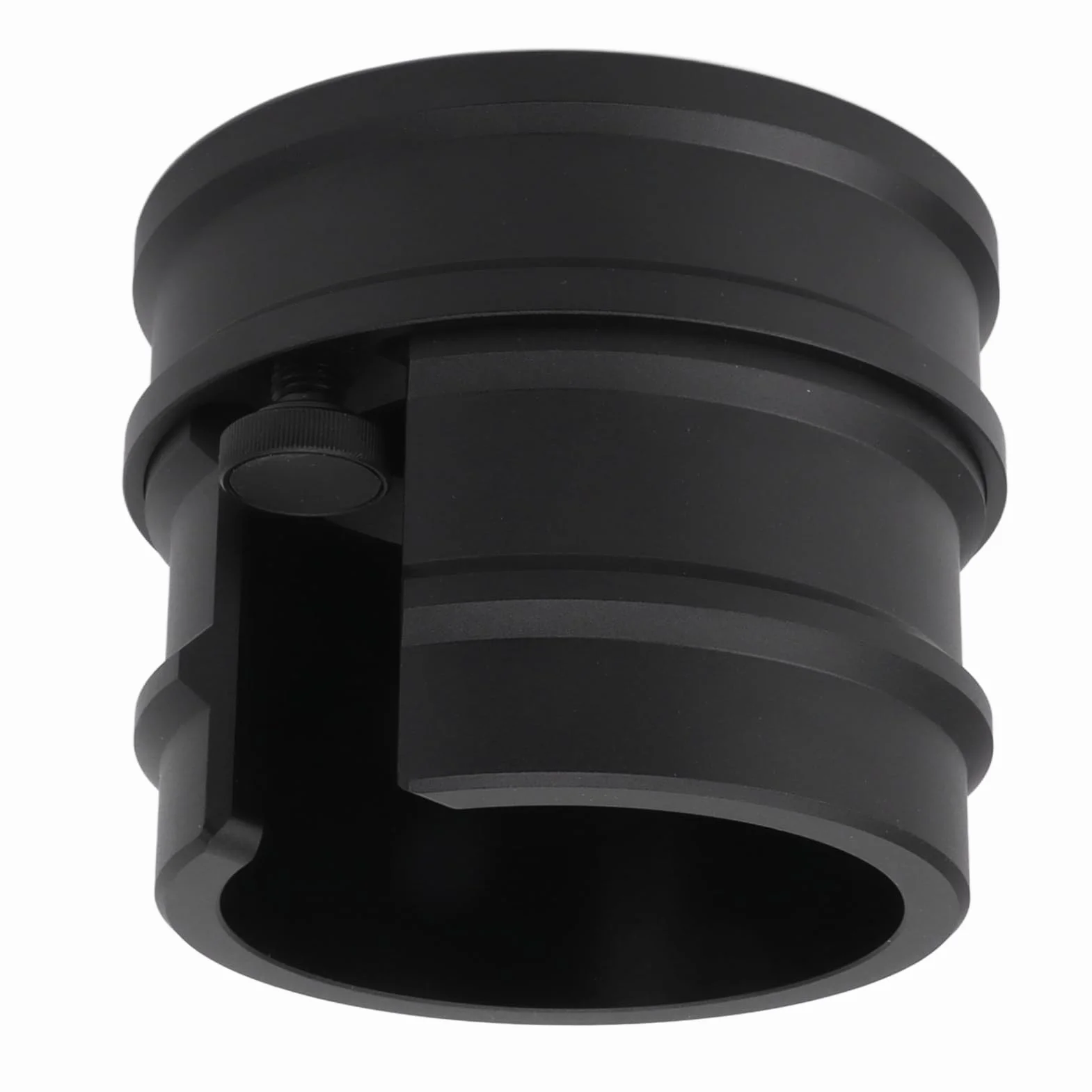 Uchwyt na kolbę do kawy Stojak na ubijak do espresso Podwójna głowica ze stopu aluminium Stabilna podstawa Precyzyjna kontrola ciśnienia do ekspresów do kawy 51 mm 53 mm 58 mm (Czarny)