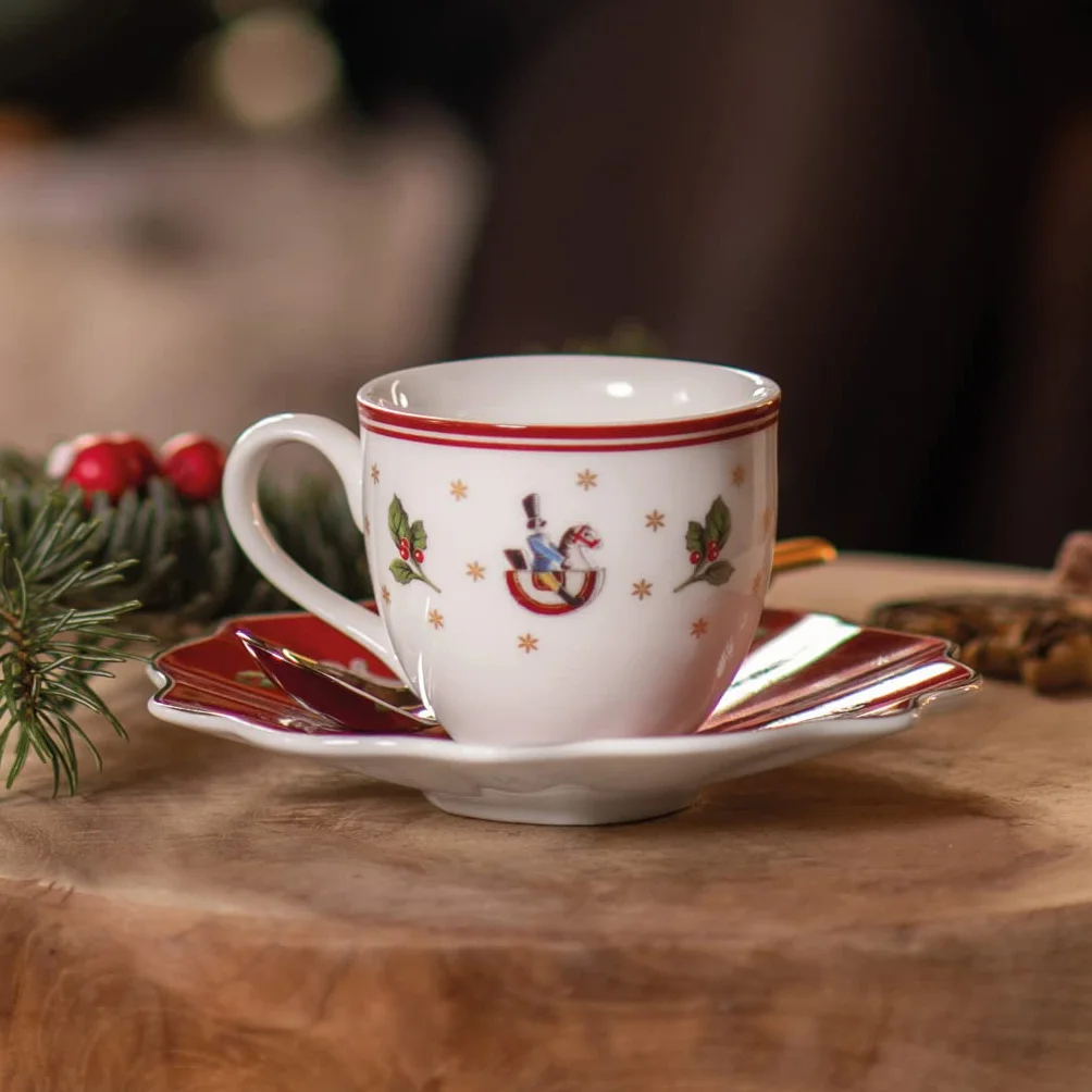 Villeroy & Boch Toy's Delight Spodek Filiżanka do espresso, porcelanowa, biała/kolorowa