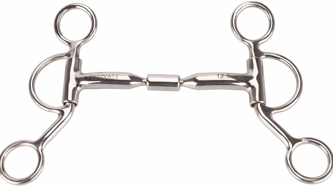 Equinate Billy Allen Bit western Billy Allen z trzonkami stal szlachetna 14,5 cm