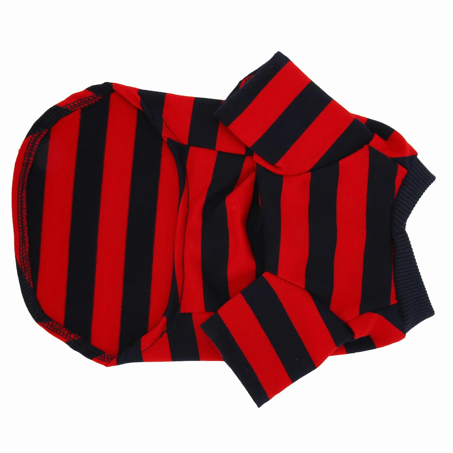 Sweter dla Psa w Paski, Elastyczne Nogawki Miękki T-shirt dla Psa Łatwe Zakładanie i Zdejmowanie Klasyczny Oddychający 2 Nogawki Na Co dzień Na Lato (L)