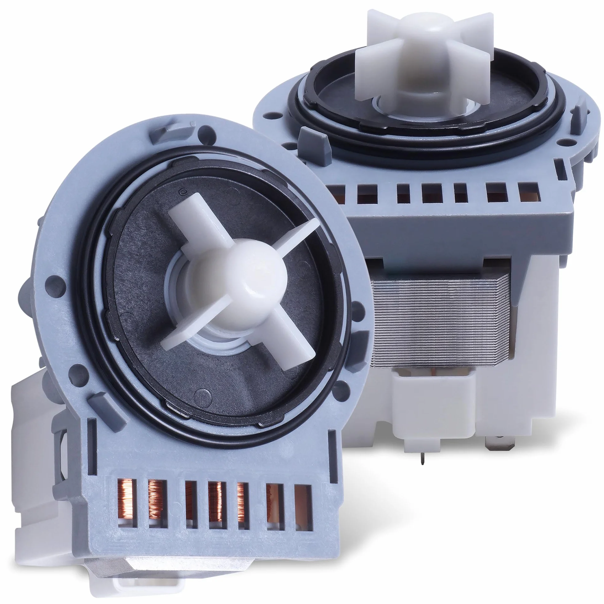 VIOKS Pompa do ścieków AEG Whirlpool Zanussi, 2 sztuki, 40 W, zapasowa pompa spustowa do Askoll M231 XP 290735 290875 AEG Electrolux 53188943574