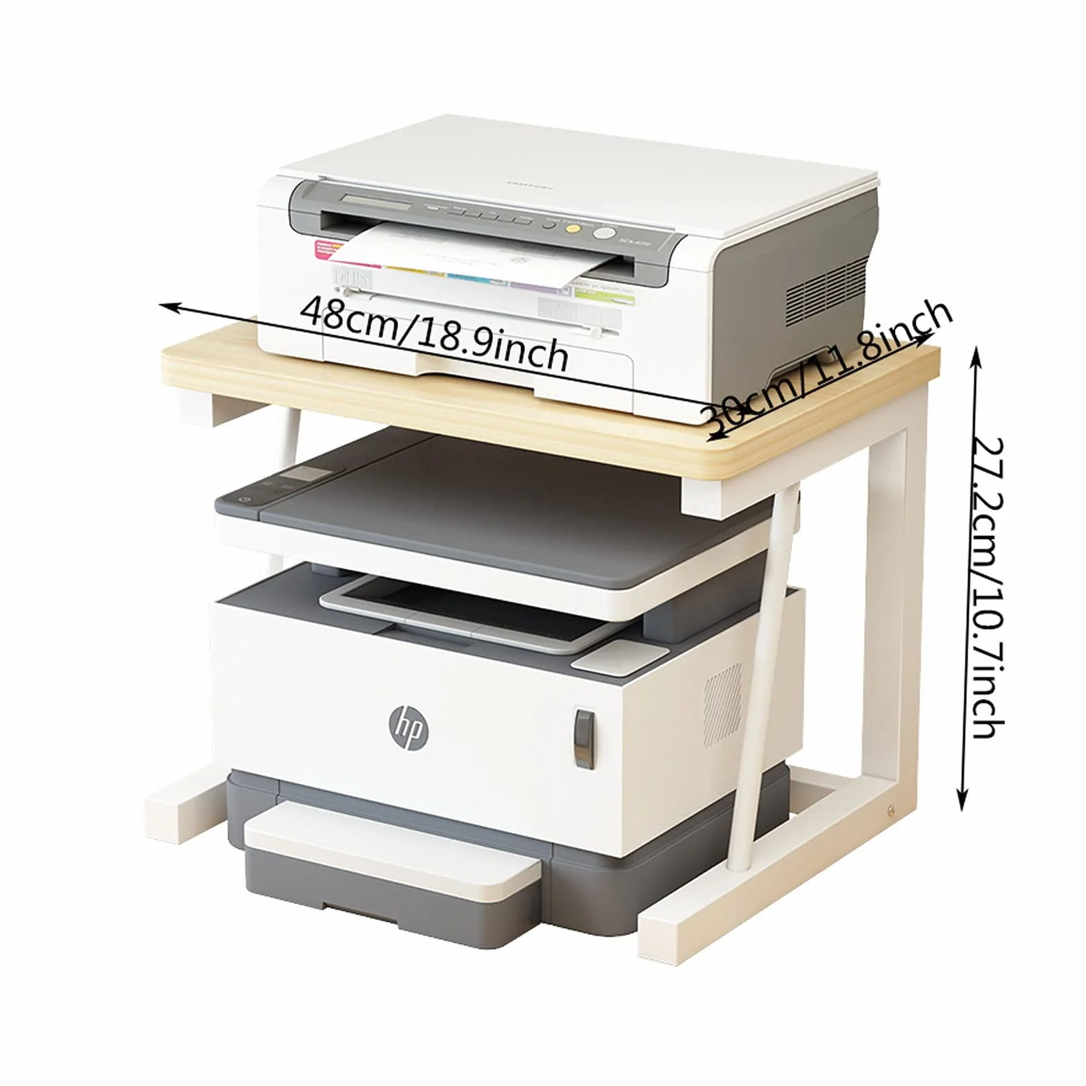 Drukarka Szafka Półka na drukarkę Stojak Kuchenny Stojak Biurko Półka z Szafką Do Przechowywania Biuro Home Desktop Desktop Stop Office Organizacja Stojak im
