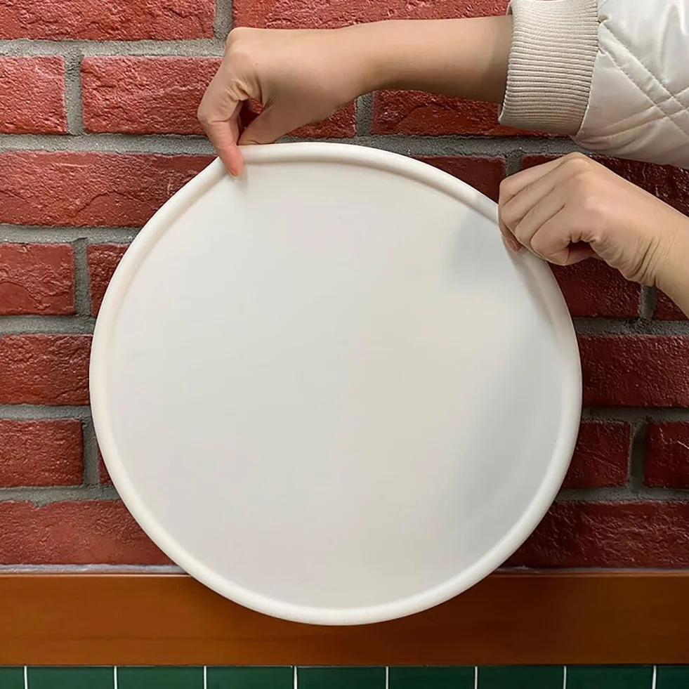 Asudaro Silikonowa pizza treningowa 30 cm wielokrotnego użytku rozciągliwe rzucanie naleśników dla początkujących kucharzy