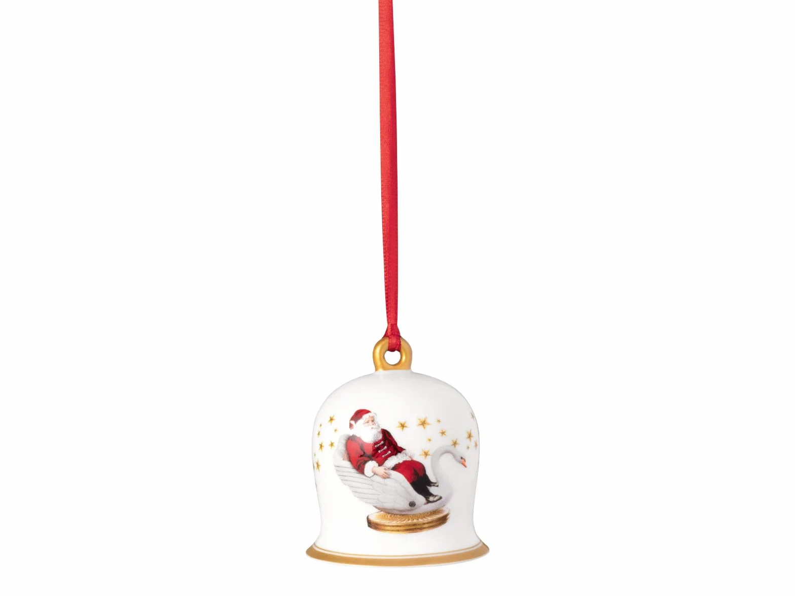 Villeroy & Boch – Annual Christmas Edition, ozdoba, dzwonek, dzwonek bożonarodzeniowy, ozdoba choinkowa, edycja 2024, ekskluzywny przedmiot kolekcjonerski, porcelana Premium, 6 x 6 x 7 cm