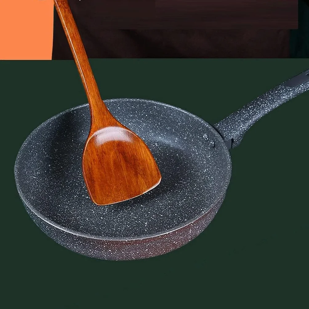 łyżka Drewniane łyżki Do Gotowania Sałatki Widelca Długie Uchwyt Ustawa Zestawu Garnituru Non-stock Pane Kitchen Tool
