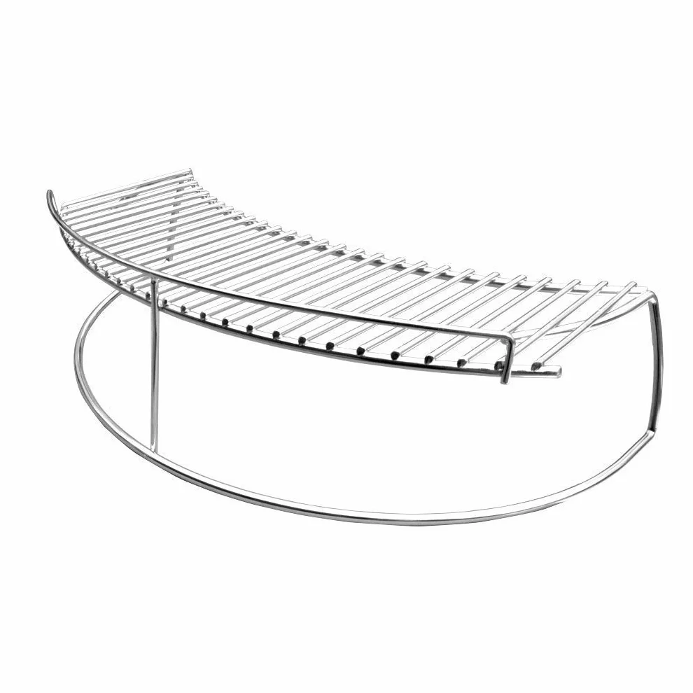 Onlyfire Ruszt Rozgrzewający do Grilli Węglowych z 57 cm, Grilli Kociołkowych i Kamado, Ruszt do Grilla, Ruszt
