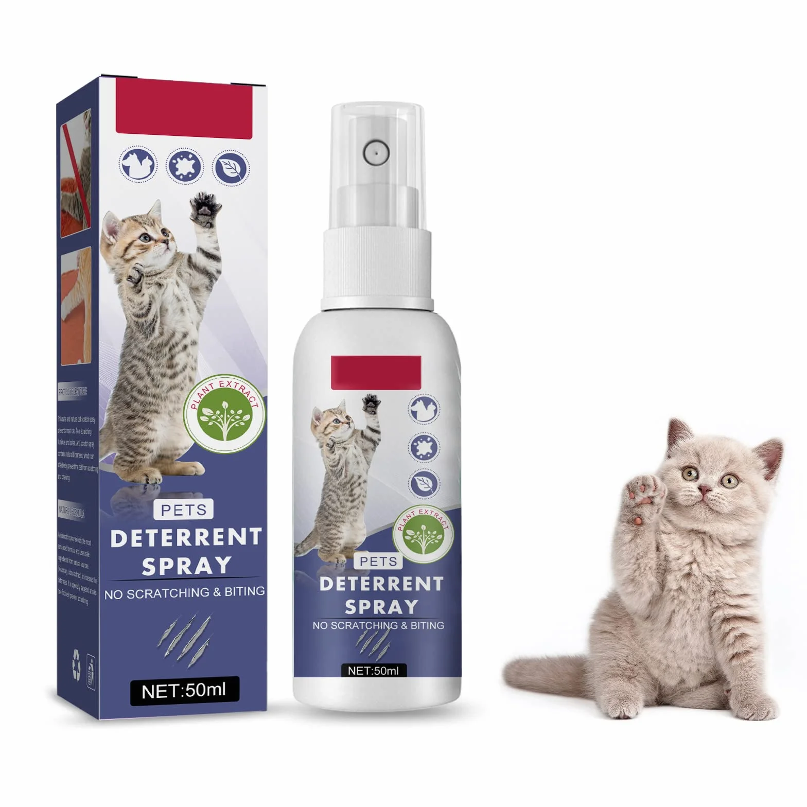 Spray odporny na zarysowania dla kotów 50 ml