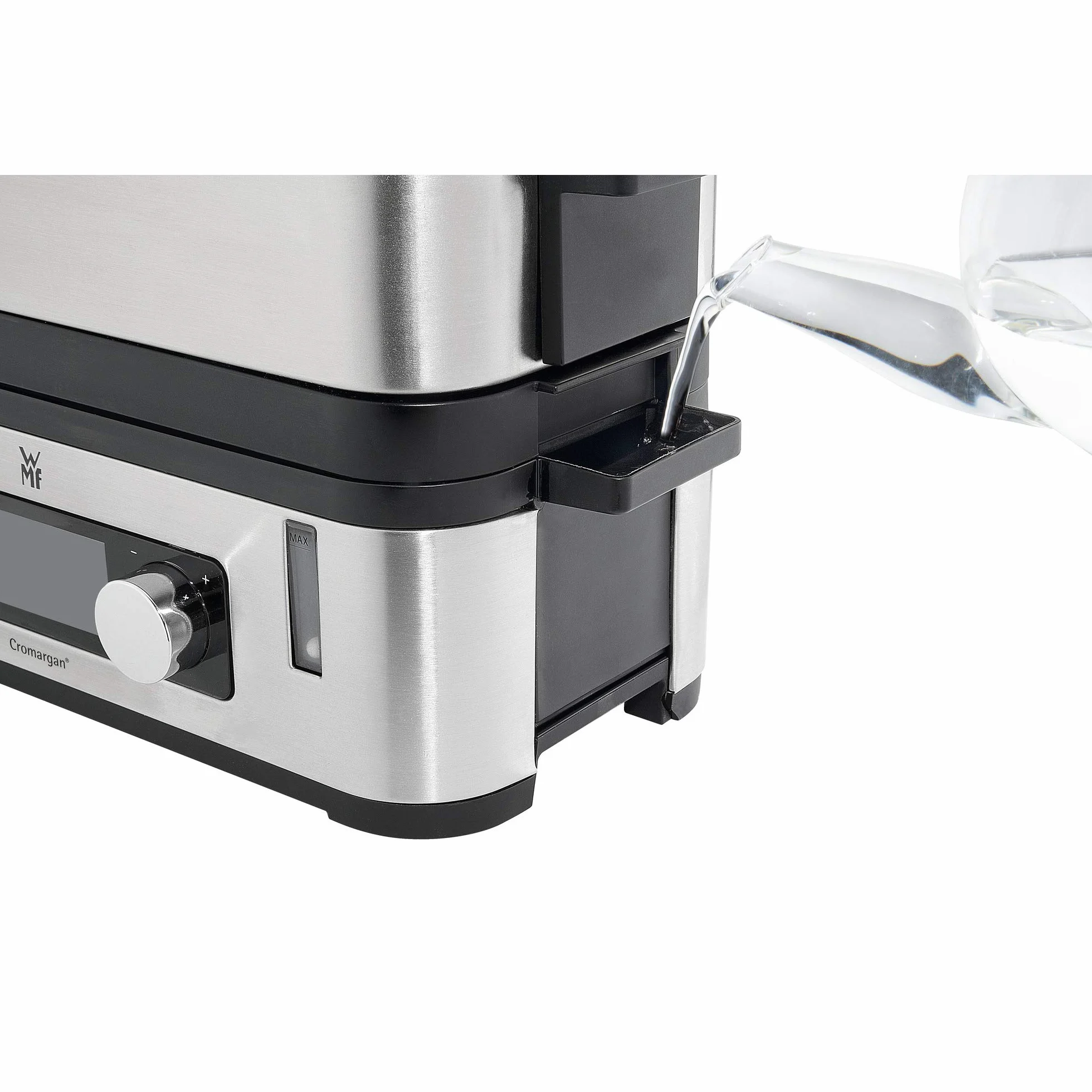 Wmf 415090011 Parowar, Czarny/Srebrny, 30L